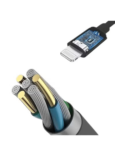 CEL-7790 Lightning to Male AUX Cable Black for iPhone