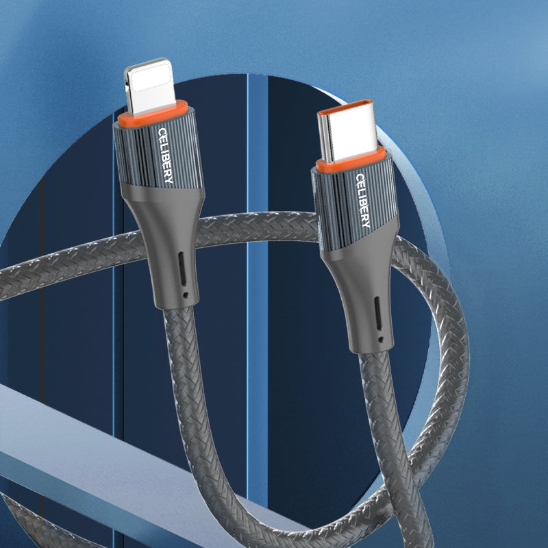وصلة نقل بيانات وشحن من نوع USB-C TO LIGHTNING  Celibery طراز CEL-101CL Celibery CEL-101CL USB-C TO LIGHTNING Data and Charging Cable