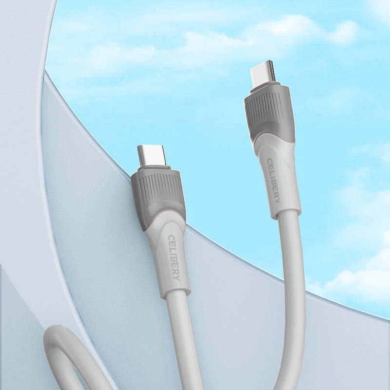 وصلة نقل بيانات وشحن من نوع USB-C إلى USB-C طراز CEL-102CC عالية الأداء CEL-102CC High-Performance USB-C to USB-C Data and Charging Adapter