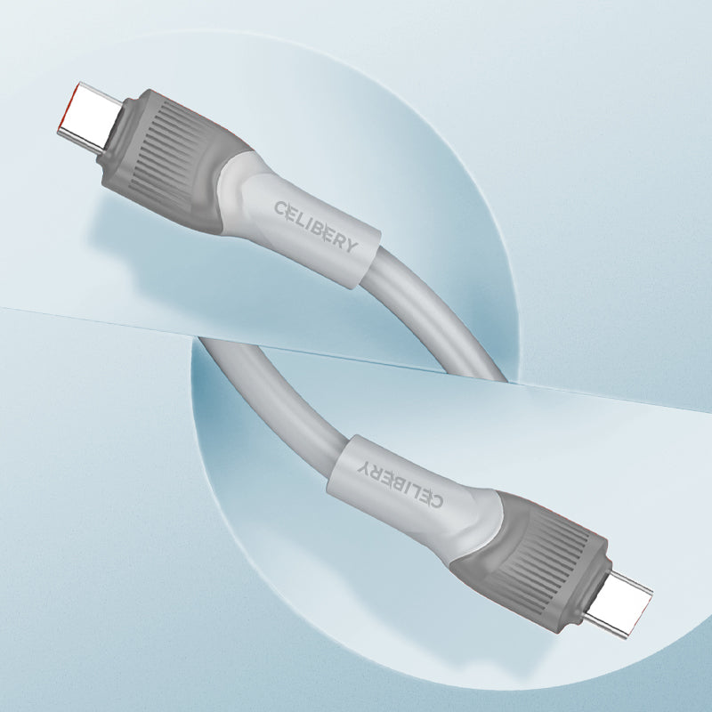 وصلة نقل بيانات وشحن من نوع USB-C إلى USB-C طراز CEL-102CC عالية الأداء CEL-102CC High-Performance USB-C to USB-C Data and Charging Adapter