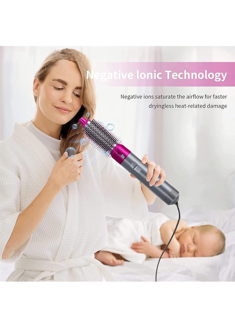 5 in 1 Hot Air Styler Hair Dryer Comb Multifunctional Styling