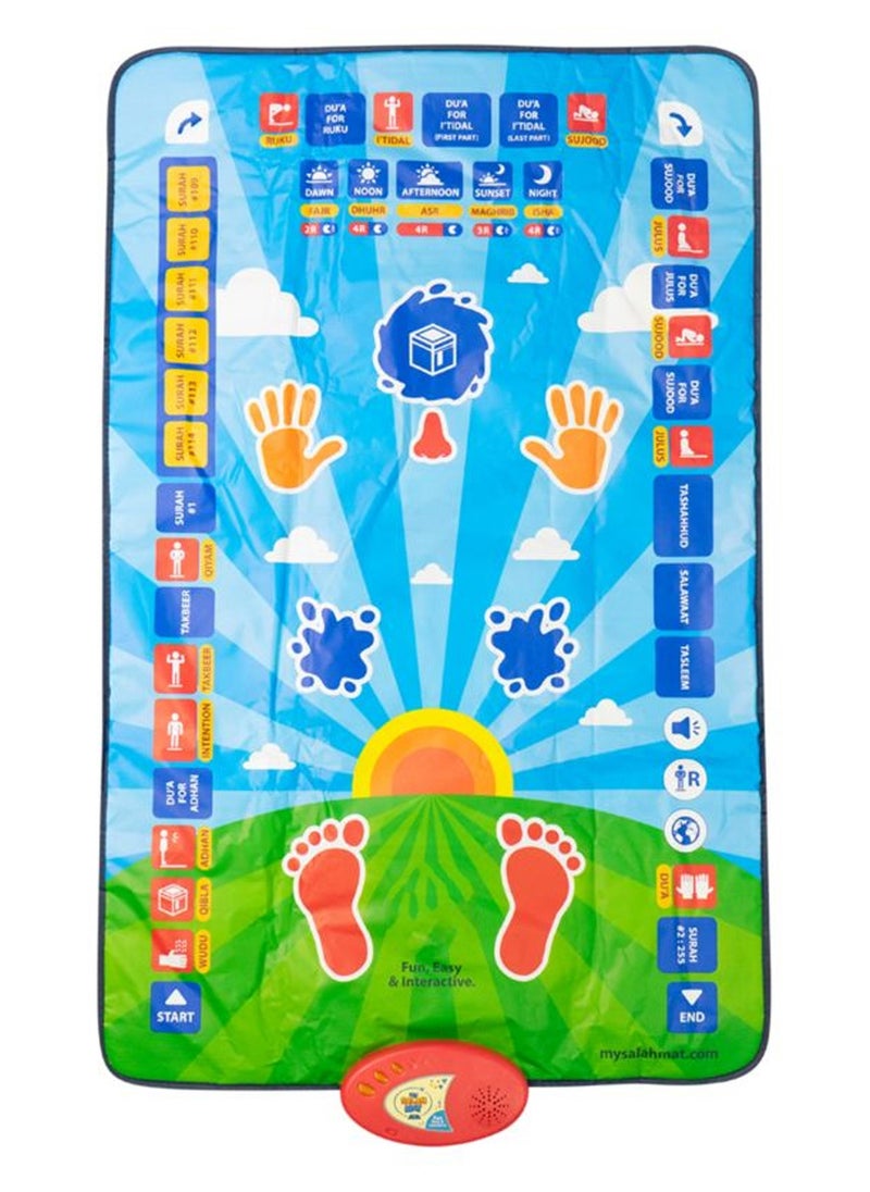 Smart prayer teaching rug for children in 7 languages