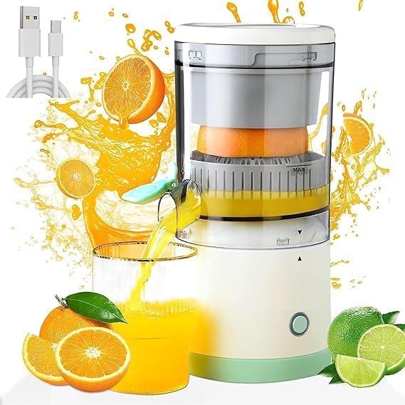 Electric Citrus Juicer, Hands-Free Portable USB Charging Powerful Electric Juicer