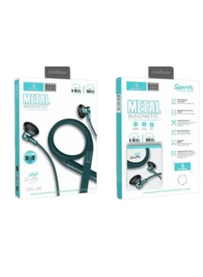 cel-06 سماعة رأس بلوتوث لاسلكية جديدة مثبتة على الرقبة سماعة رأس استريو مستقلة CEL-06 New Neckband Wireless Bluetooth Headphone, Independent Stereo Headset