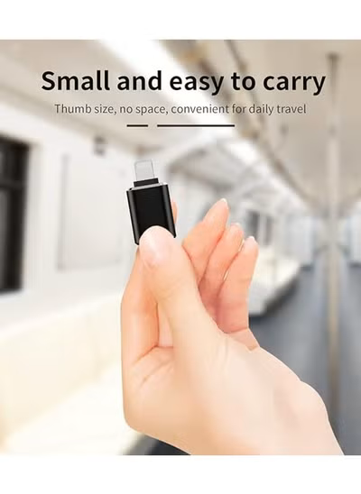 Lightning Male to USB3.0 Female Adapter OTG Cable Portable USB Camera Adapter OTG Data Sync Cable Card Reader/Flash Drive/Mouse/MIDI Keyboard كابل مزامنة بيانات OTG لقارئ البطاقات/محرك الأقراص المحمول/الماوس/لوحة المفاتيح MIDI