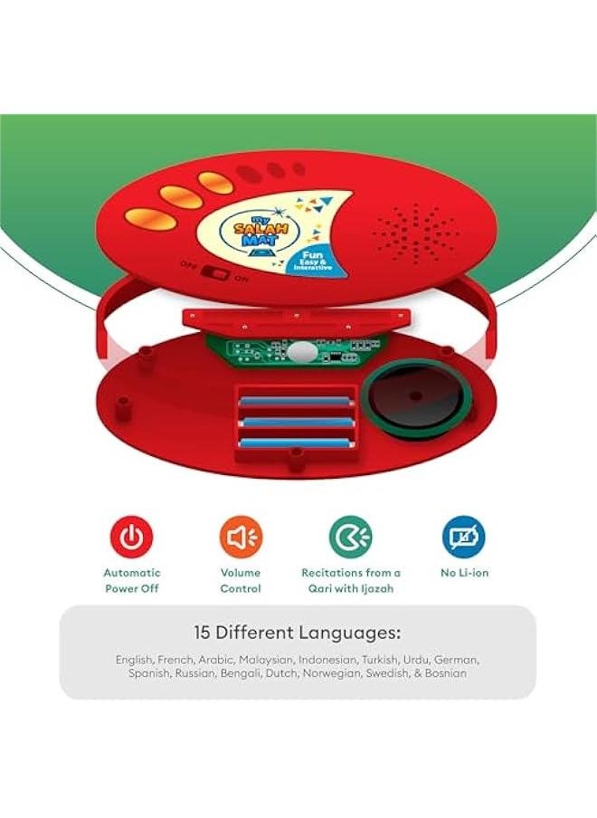 Smart prayer teaching rug for children in 7 languages
