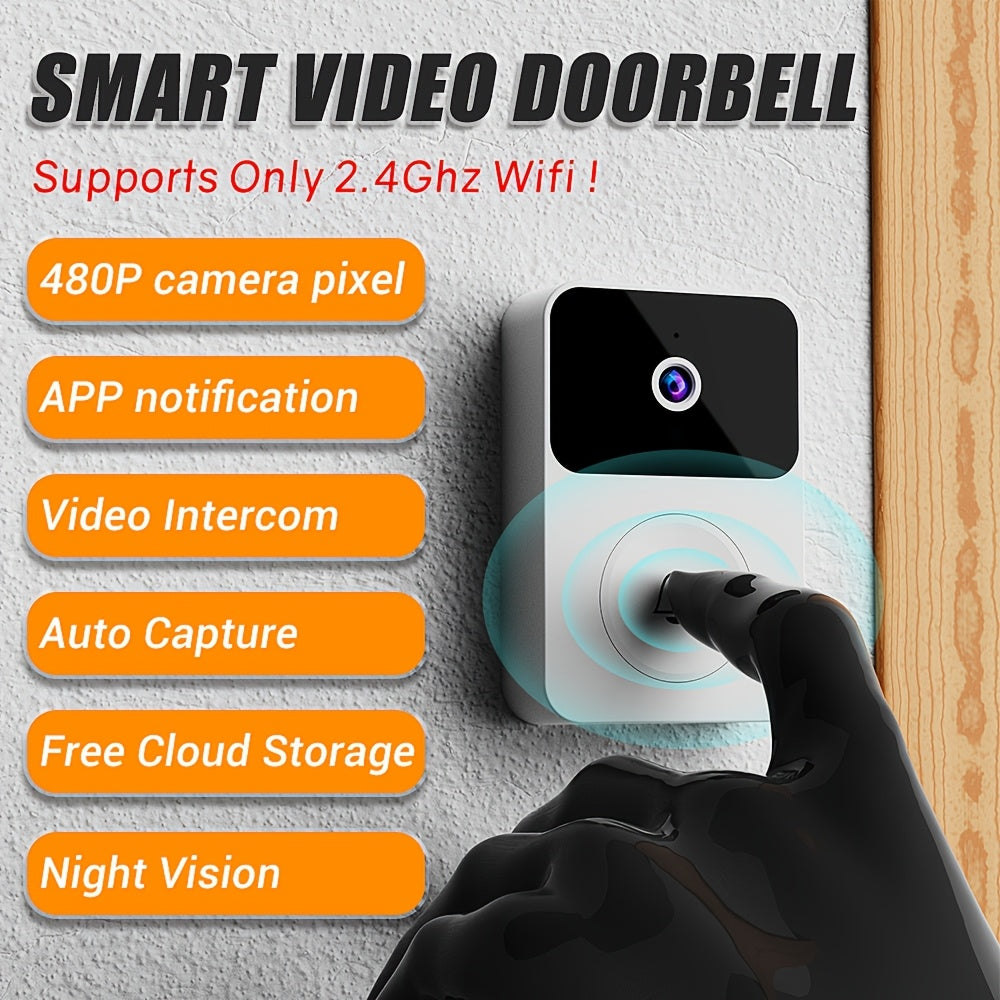 Wireless Video Doorbell Camera, Smart Wireless Wifi Video Doorbell