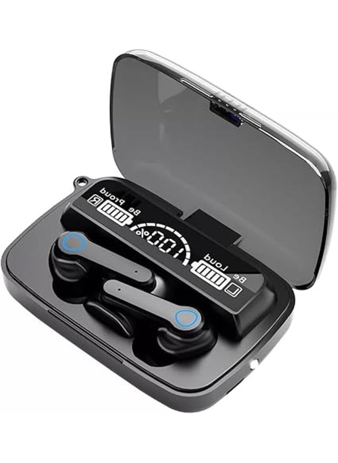 M19 Wireless Earbuds Earphone Touch Headset Digital LED With Flashlight