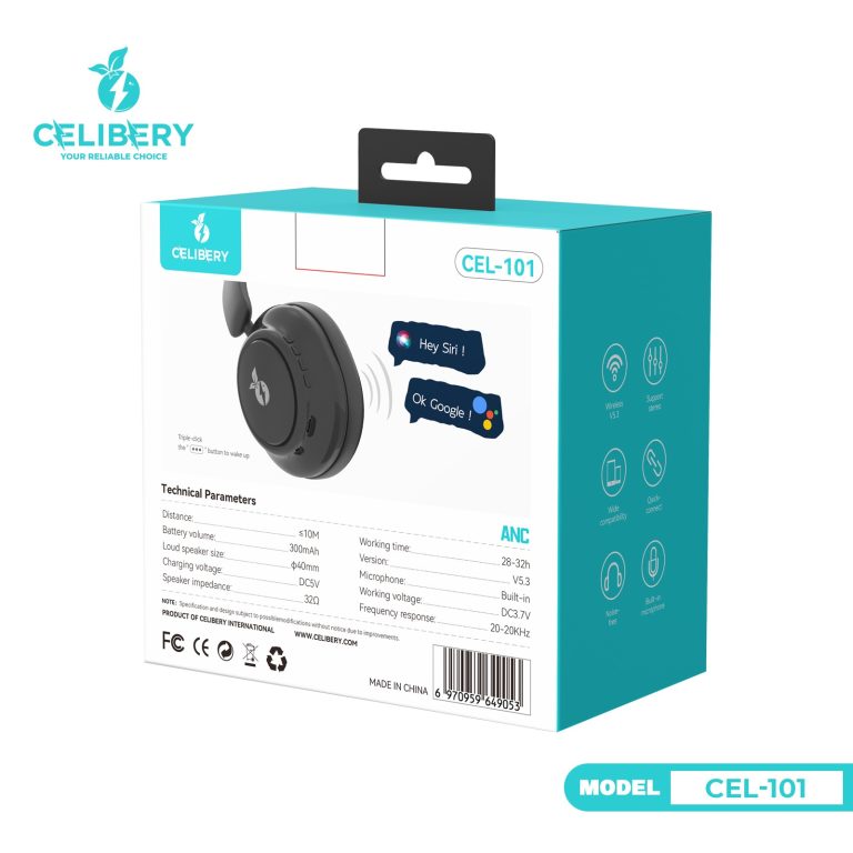 CEL-101 ANC WIRED/WIRELESS HEADPHONES