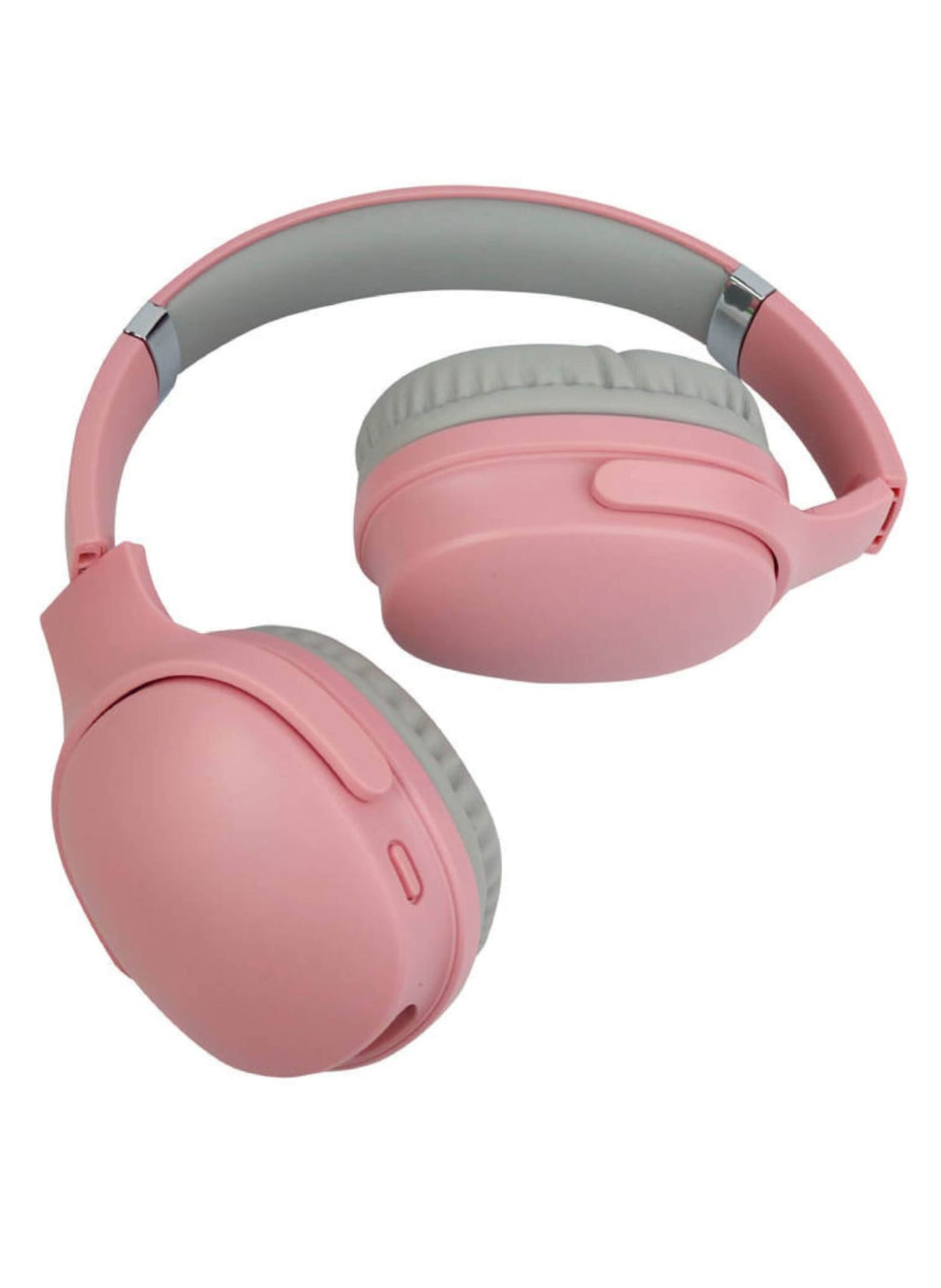 سماعات رأس لاسلكية فوق الأذن وردية فاتحة وبلوتوث - تصميم عصري قابل للطي للأطفال والبالغين بصوت عالي الجودة Light Pink Wireless Over-Ear Bluetooth Headphones - Modern Foldable Design for Kids and Adults with High-Quality Sound