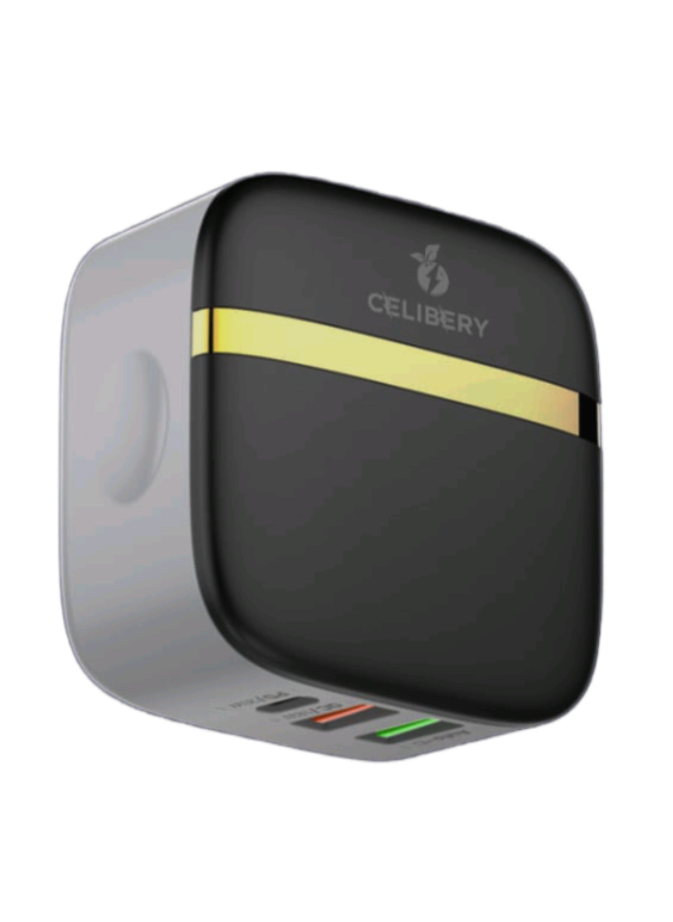شاحن حائط USB C PD32W، محول من النوع PD3.0/QC 3.0، 3 منافذ CEELIBERY شاحن حائط صغير الحجم من النوع C، شحن سريع لأجهزة iPhone 16/16 Pro/16 Pro Max/15 Pro، وMacBook Pro/Air