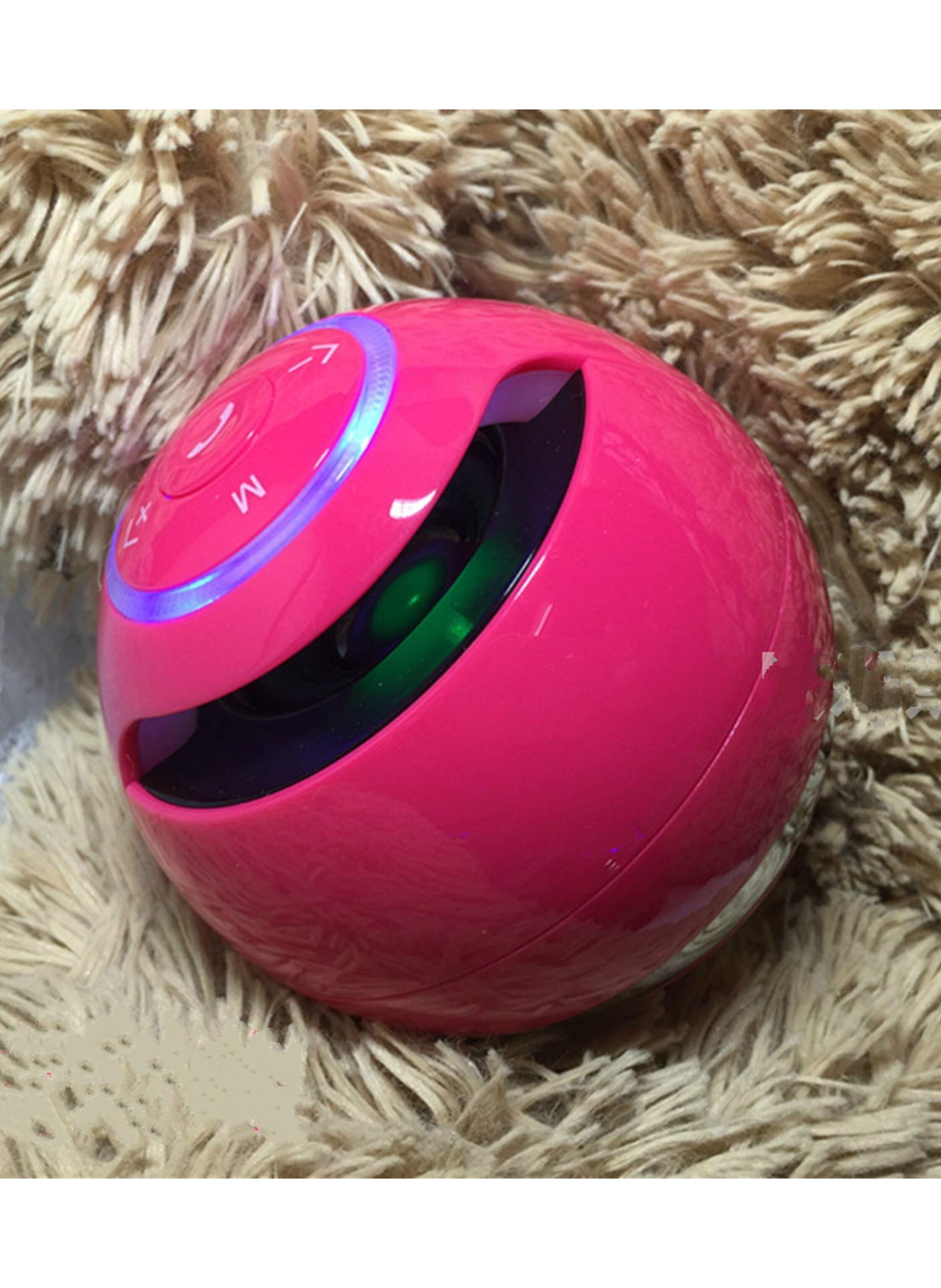 مكبر صوت شكل كرة &nbsp;بلوتوث محمول متعدد الوظائف لون وردي  &nbsp;Multifunctional Portable Bluetooth Ball Speaker, pink&nbsp;