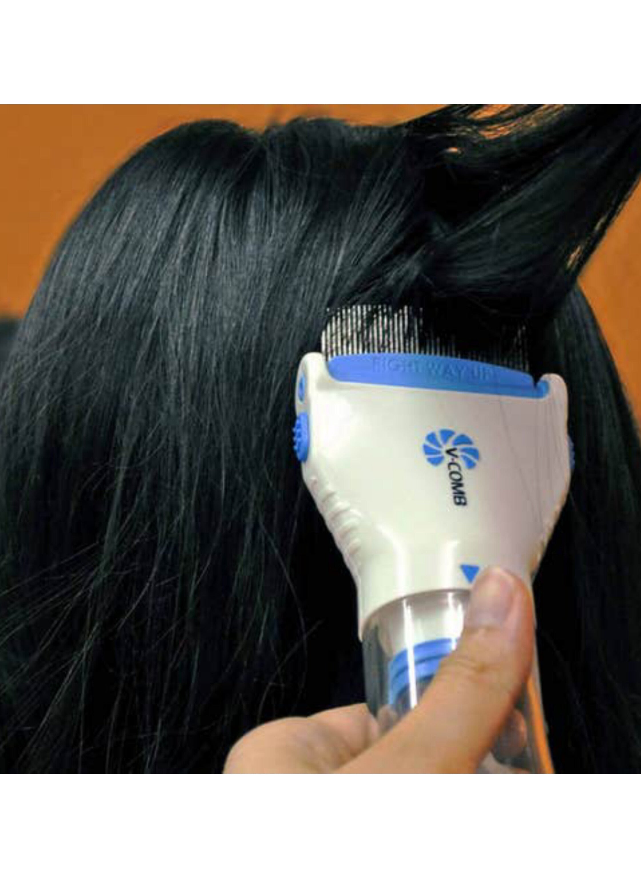 جهاز كهربائي V-Comb الاحترافي لإزالة القمل والصئبان Electric V-Comb Professional Lice & Nit Remover
