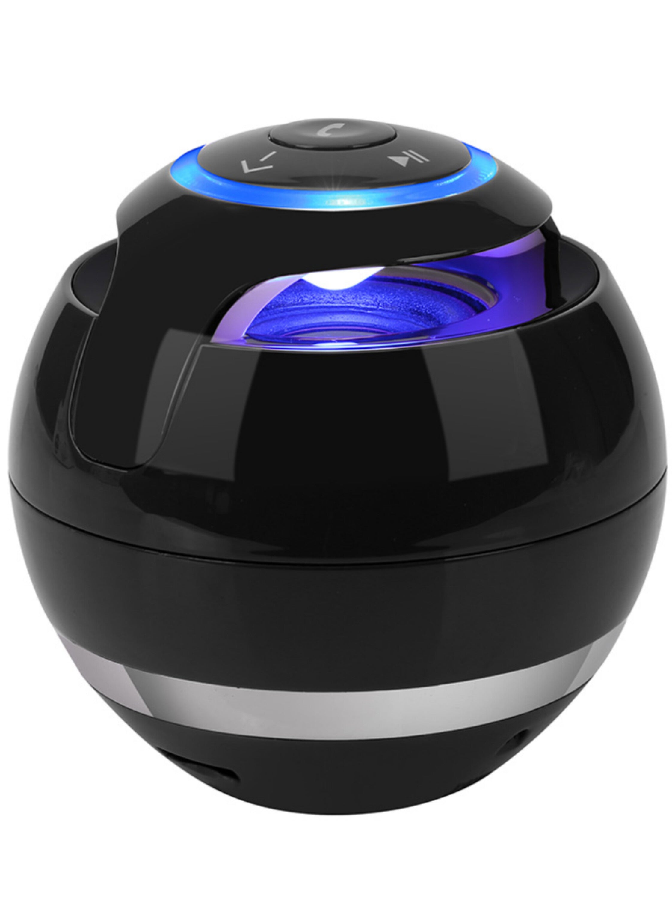 Multifunctional Portable Bluetooth Ball Speaker, Black