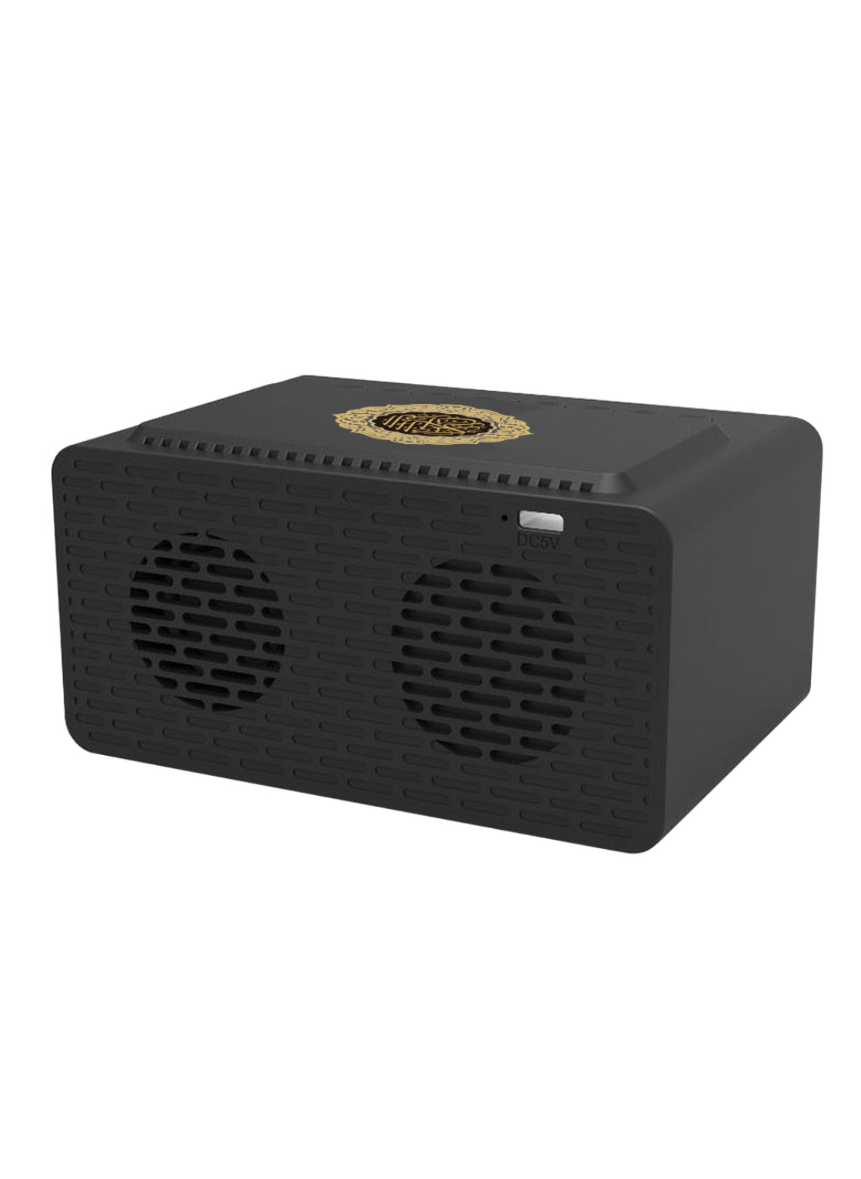 سماعة رقمية للقرآن الكريم مع منبه الأذان، ذاكرة 8 جيجابايت، وشاشة LED، وبلوتوث Digital Quran Speaker with Azan Alarm Clock, 8GB Memory, LED Display, and Bluetooth Connectivity