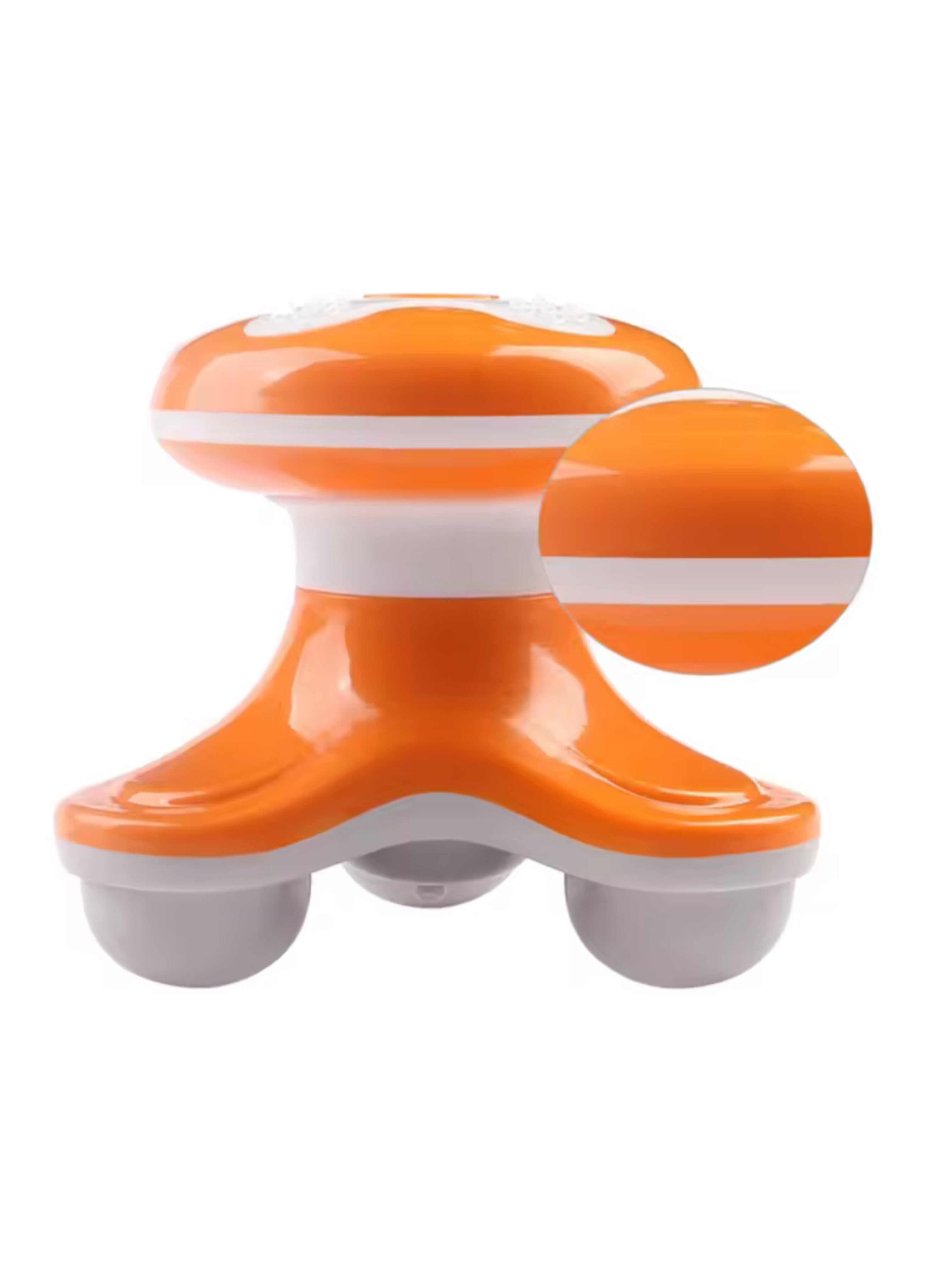 جهاز تدليك هزاز كهربائي محمول - مساجر للجسم والرأس يعمل بالبطارية بتصميم صغير ومريح بثلاث نقاط اتصال Portable Electric Vibration Massager - Battery-Operated Body and Head Massager with Compact Three-Point Ergonomic Design