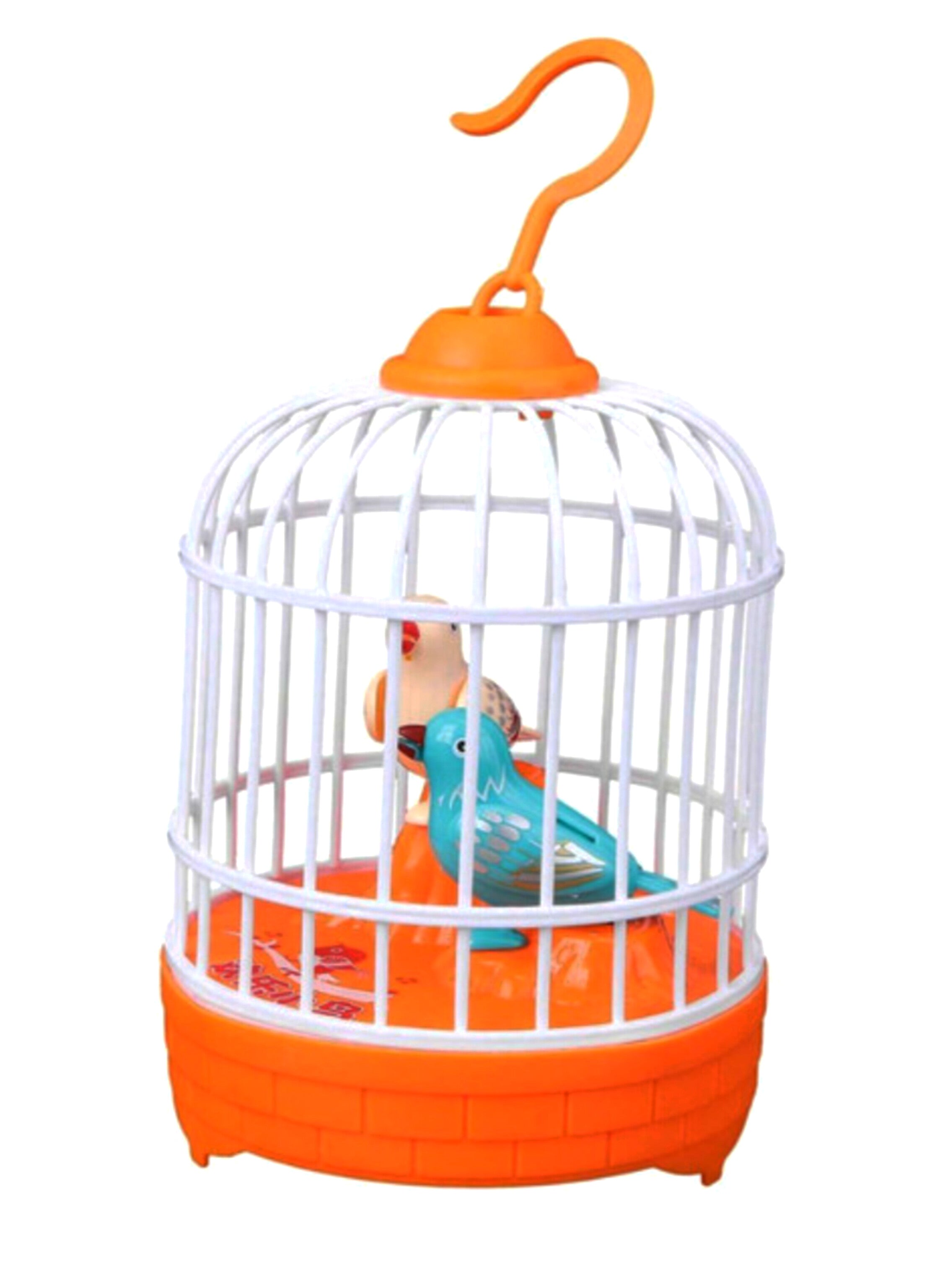 لعبة قفص الطيور التعليمية التفاعلية لتعلم اللسان مع خاصية ترديد الأصوات Interactive Talking Birdcage Toy for Language Development with Voice Mimicry