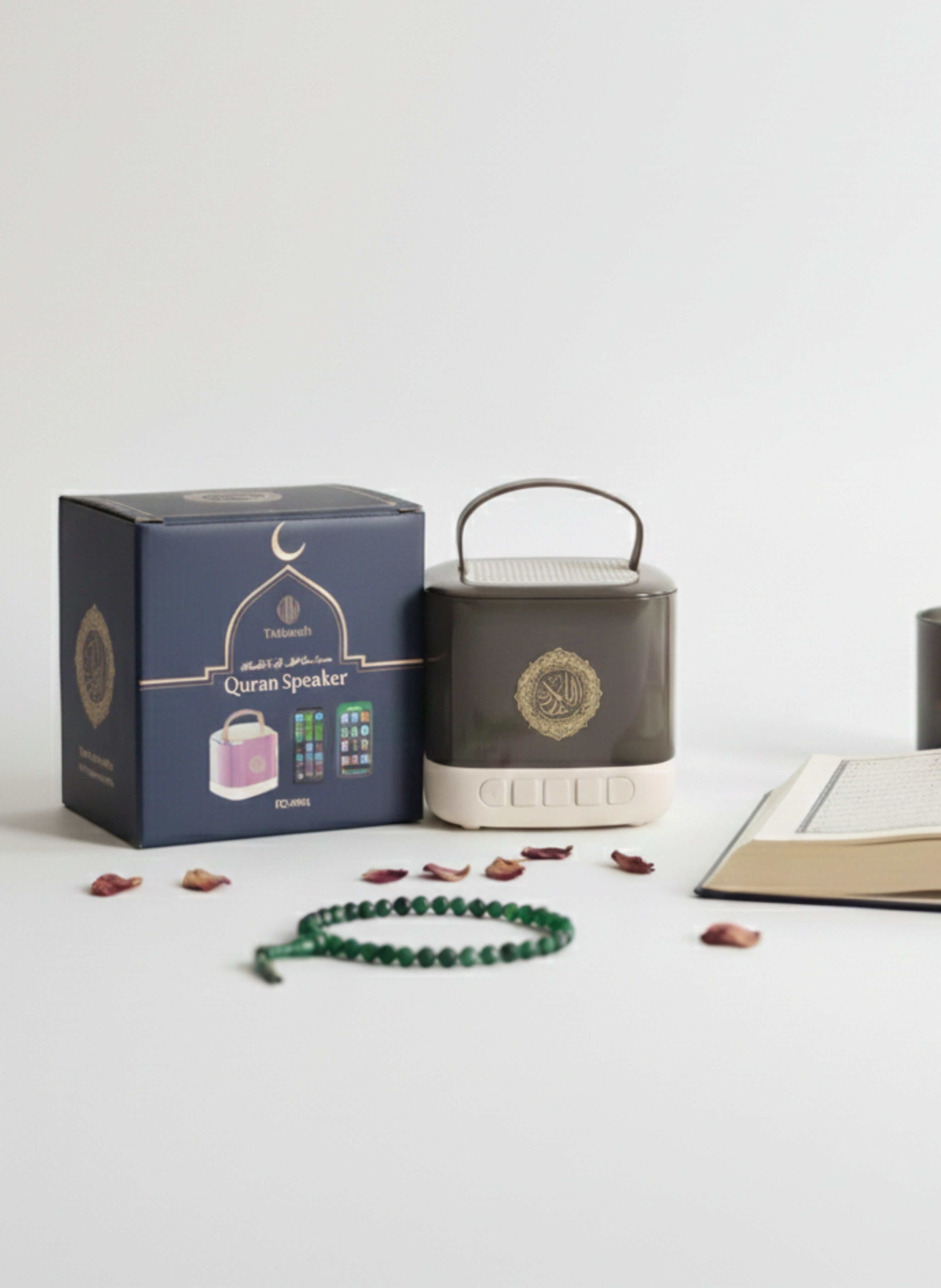 Telawah Portable Quran Speaker with App Control  سماعة القرآن الكريم المضيئة من تلاوة  تحكم ذكي عبر التطبيق وبلوتوث