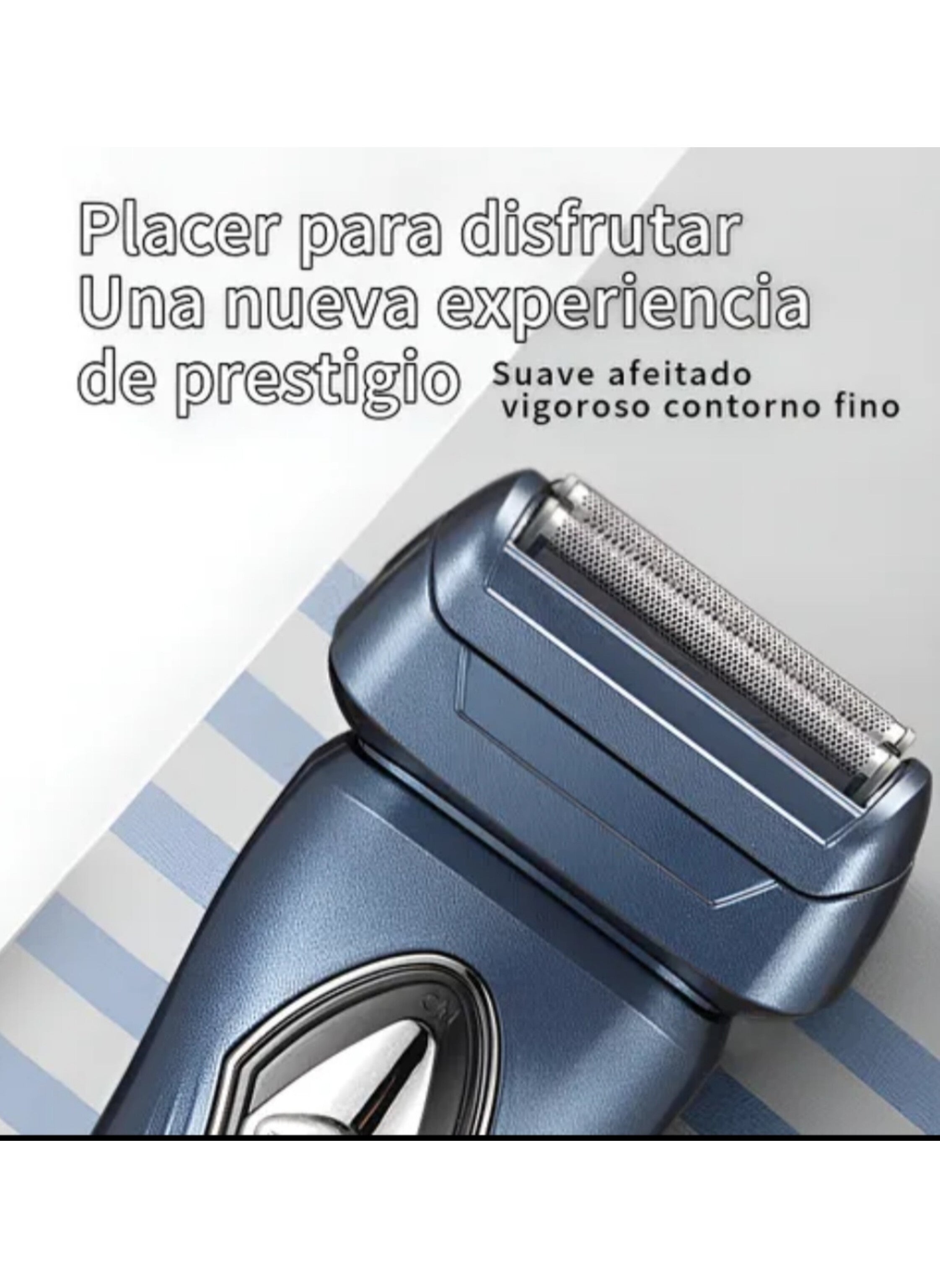 Professional Electric Shaver for Men – 1‑Hour Fast Charge, 90 Minutes Cordless Use, Double Cutter Head, Pop‑Up Trimmer &amp; Smart Sensor Technology