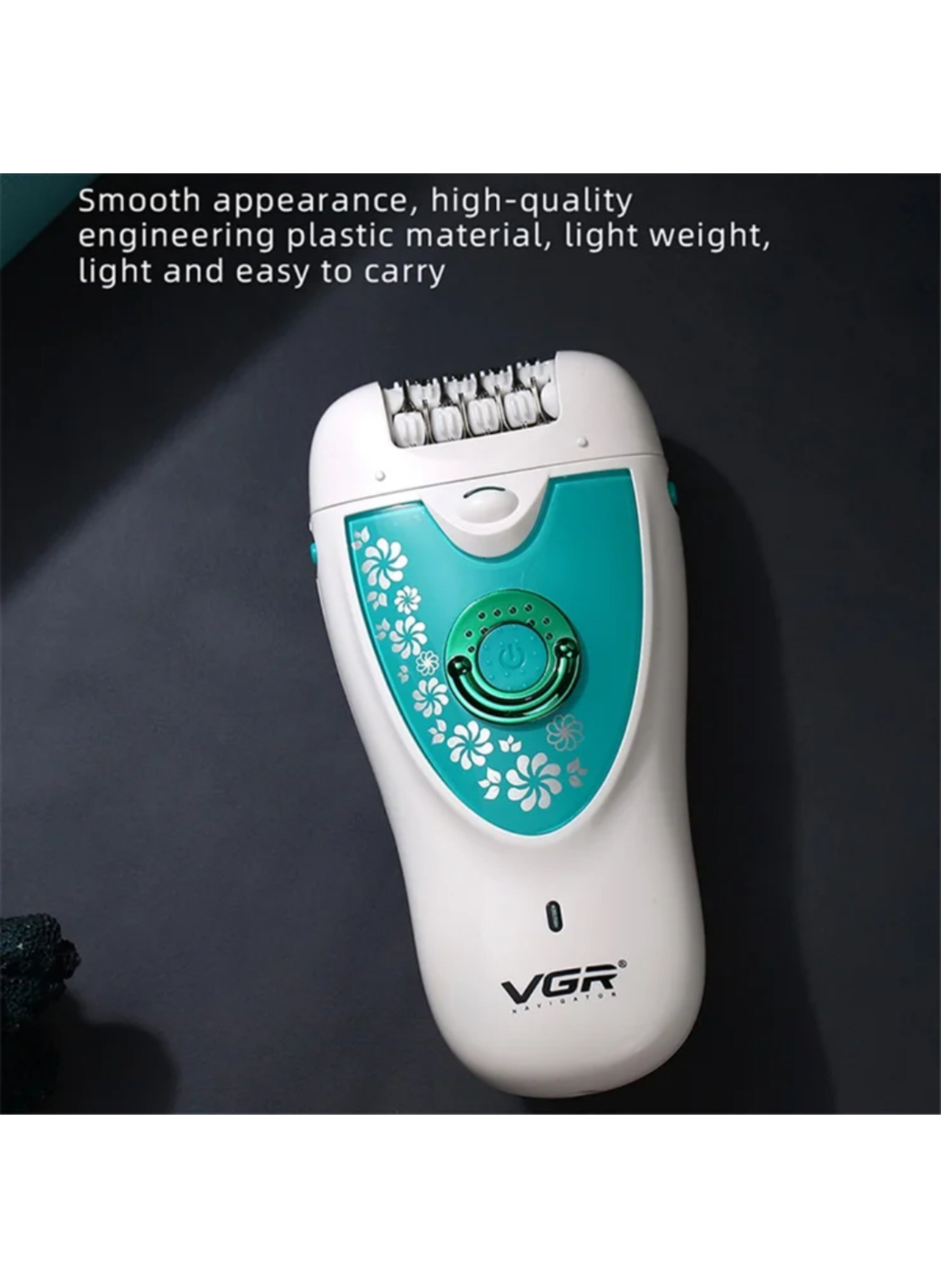 جهاز إزالة الشعر الكهربائي النسائي اللاسلكي القابل للشحن  Cordless Electric Epilator for Women, Rechargeable