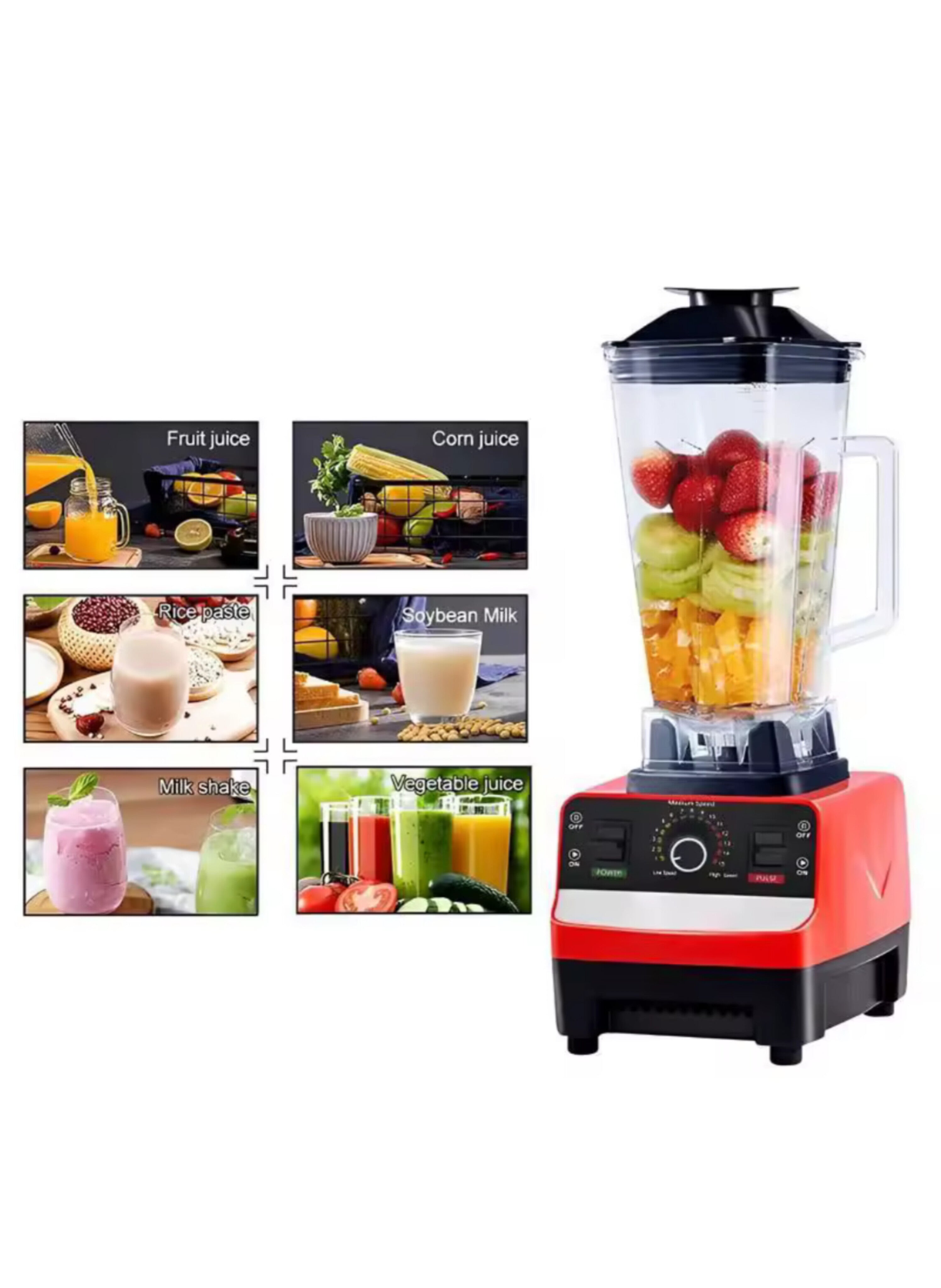 بكج المطبخ المتكامل: خلاط celibery Crest مع فرامة ، مفرمة طعام، بوتوجاز، وهدية مفاجئة Complete Kitchen Package: Crest Blender with Grinder, Food Chopper, Portable Stove, and a Surprise Gift