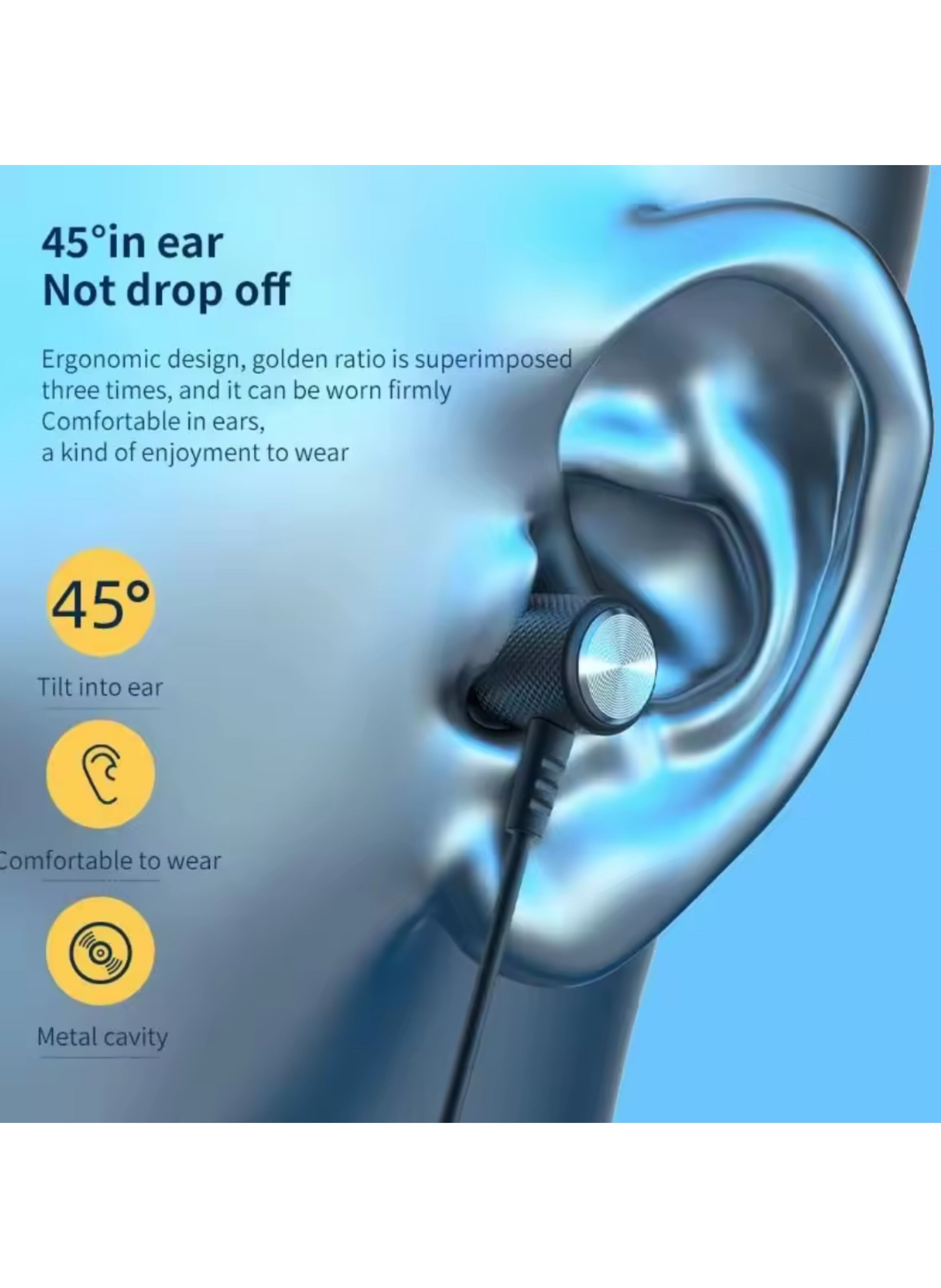 سماعات أذن لاسلكية حول الرقبة - جودة صوت فائقة الوضوح مع خاصية الشحن السريع ووقت تشغيل للموسيقى يصل إلى 48 ساعة. Wireless Neckband Headset - High Definition Sound Quality with Fast Charging and Up to 48 Hours Music Playtime.