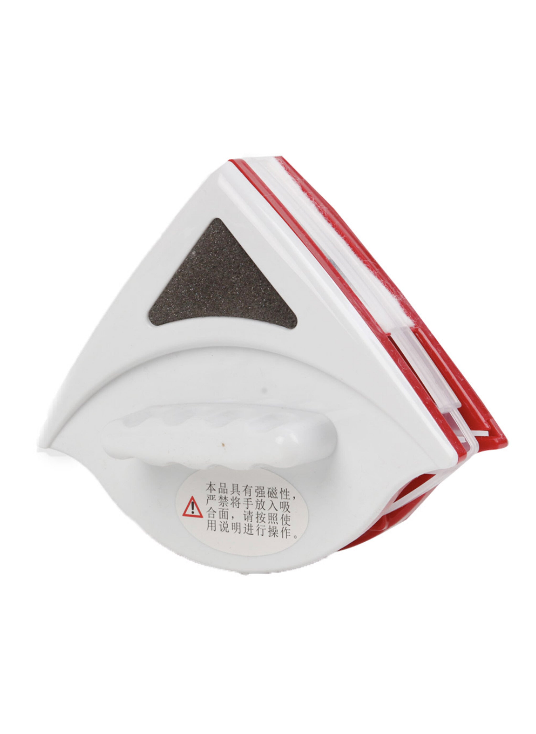 Double Sided Magnetic Window Glass Cleaner Wiper White/Red ممسحة تنظيف زجاج النوافذ المغناطيسية مزدوجة الجوانب باللون الأبيض/الأحمر