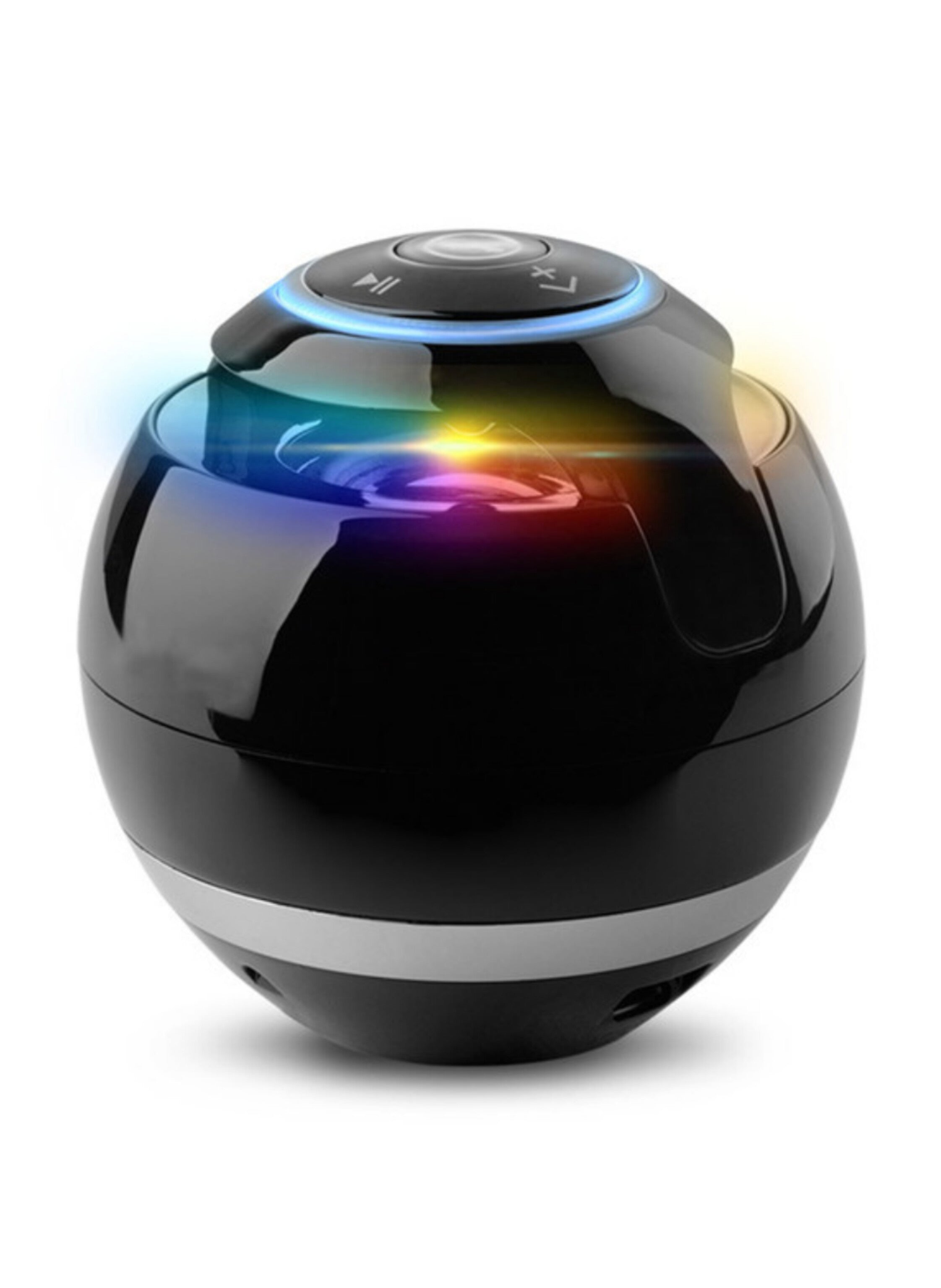 Multifunctional Portable Bluetooth Ball Speaker, Black