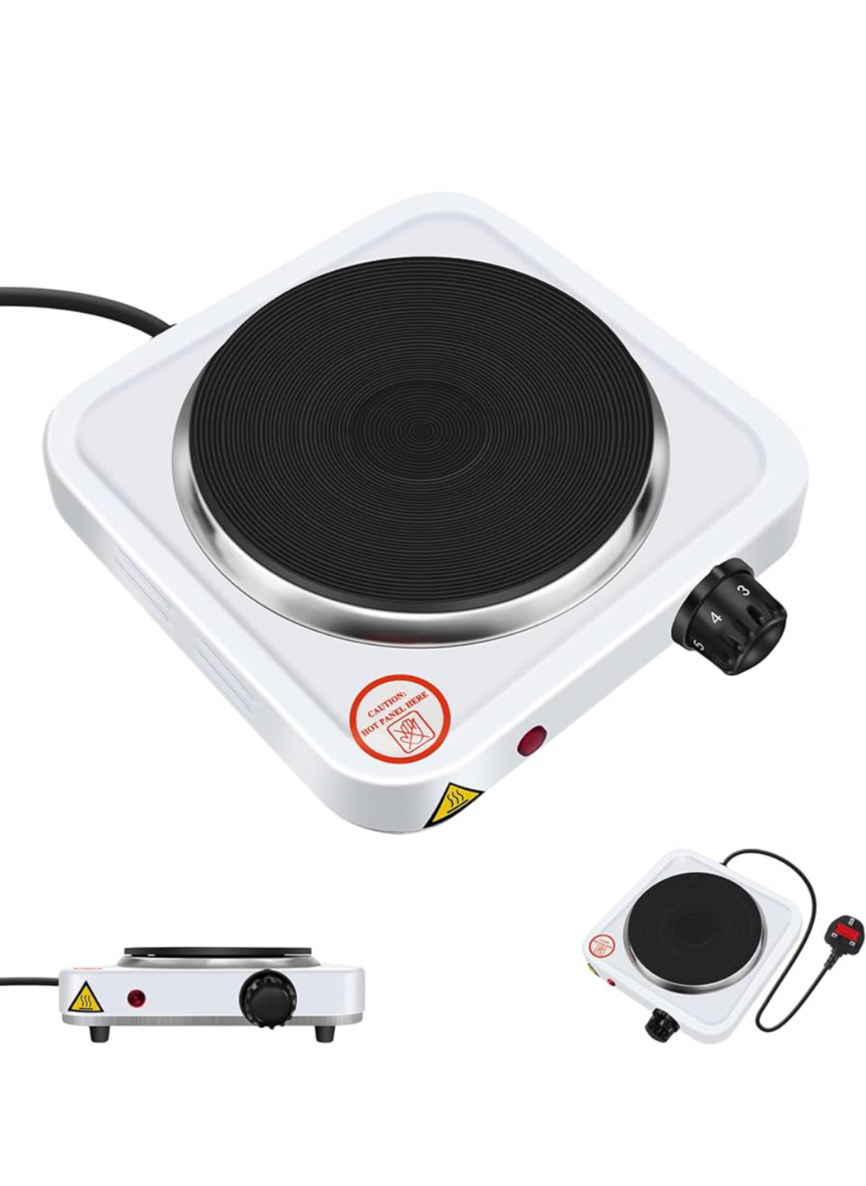 جهاز تسخين الطعام بقرص صلب - موقد كهربائي آمن بمنظم حرارة للمنزل والمكتب Solid Disc Food Warmer - Safe Electric Cooktop with Temperature Regulator for Home & Office