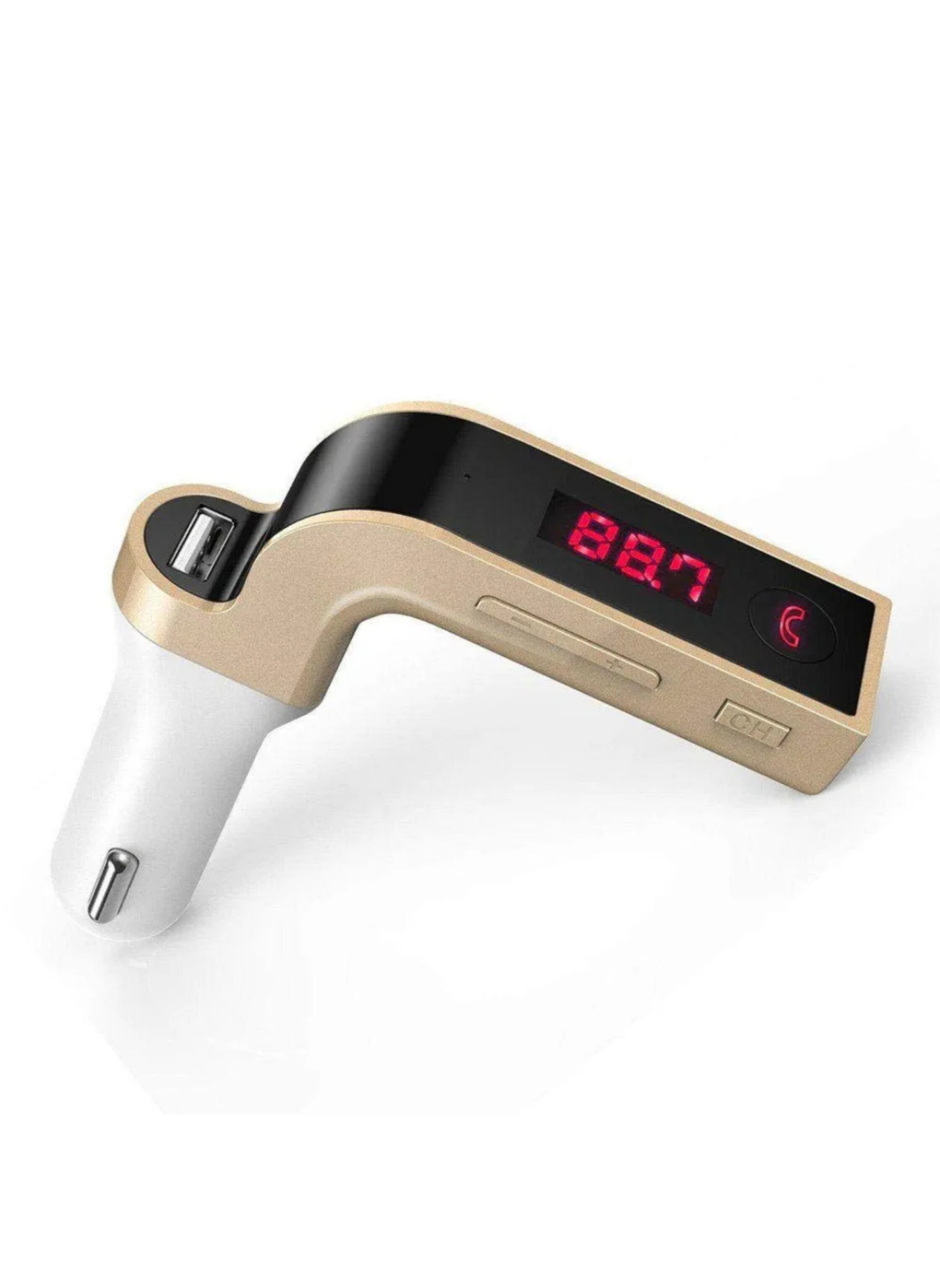 FM Bluetooth Car Transmitter with MP3 Player &amp; Dual USB Ports
