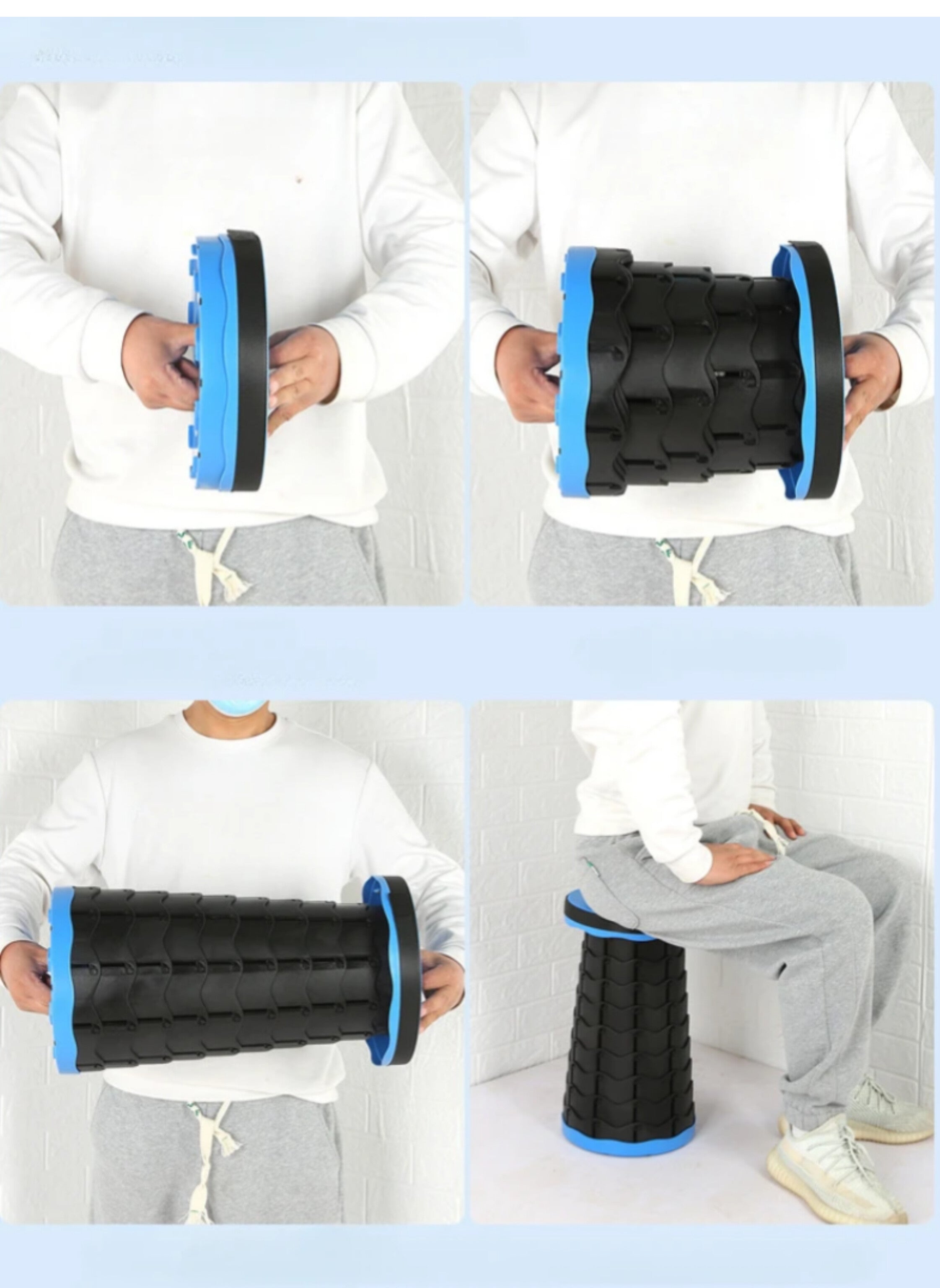 كرسي تمديد محمول قابل للطي ، كرسي تخييم قابل للتوسيع للمشي لمسافات طويلة ، كرسي قوي Portable Folding Extension Chair, Expandable Camping Chair for Hiking, Sturdy Chair