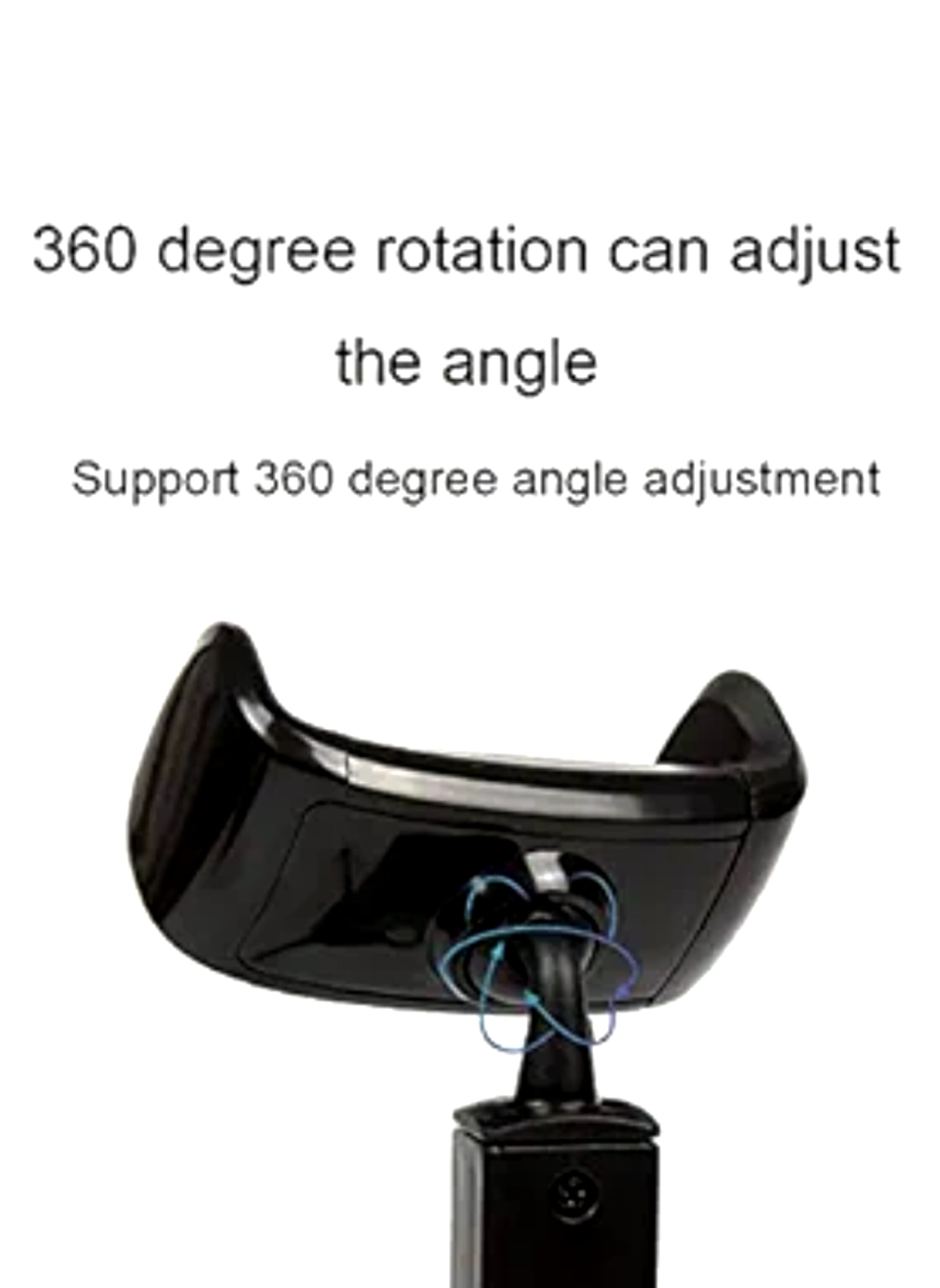 حامل ثلاثي القوائم صغير مرن ومحمول مع رأس دوار 360 درجة للتصوير الاحترافي Portable Flexible Mini Tripod with 360-Degree Rotating  Head for Professional Photography