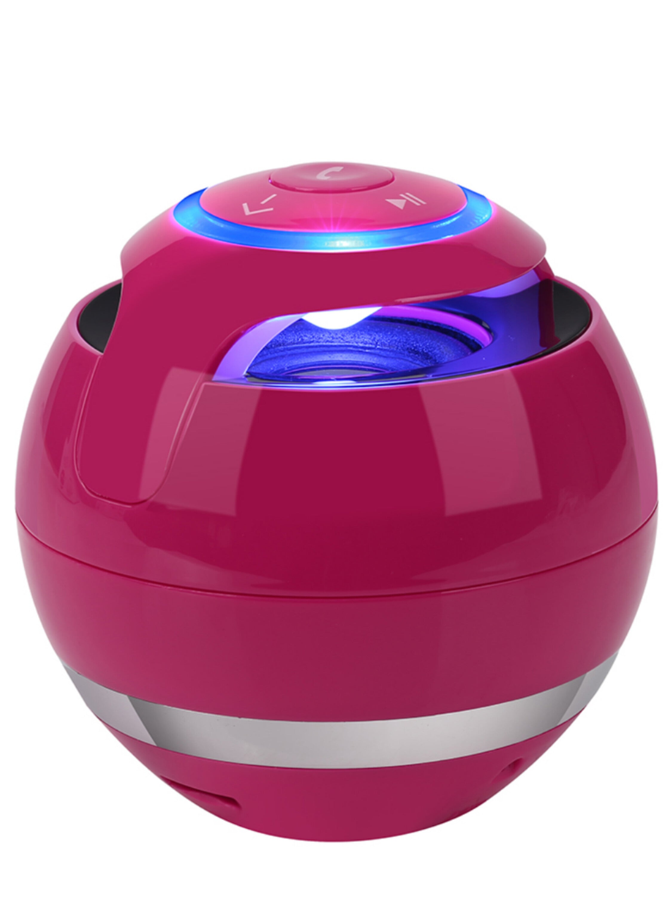 مكبر صوت شكل كرة &nbsp;بلوتوث محمول متعدد الوظائف لون وردي  &nbsp;Multifunctional Portable Bluetooth Ball Speaker, pink&nbsp;