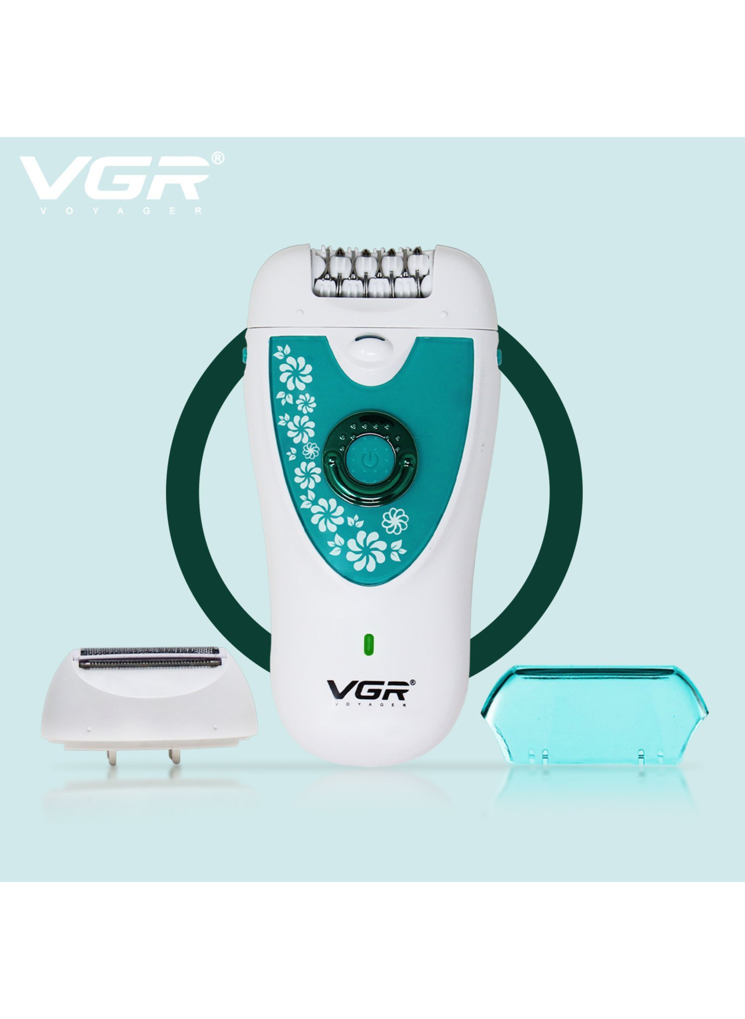 جهاز إزالة الشعر الكهربائي النسائي اللاسلكي القابل للشحن  Cordless Electric Epilator for Women, Rechargeable