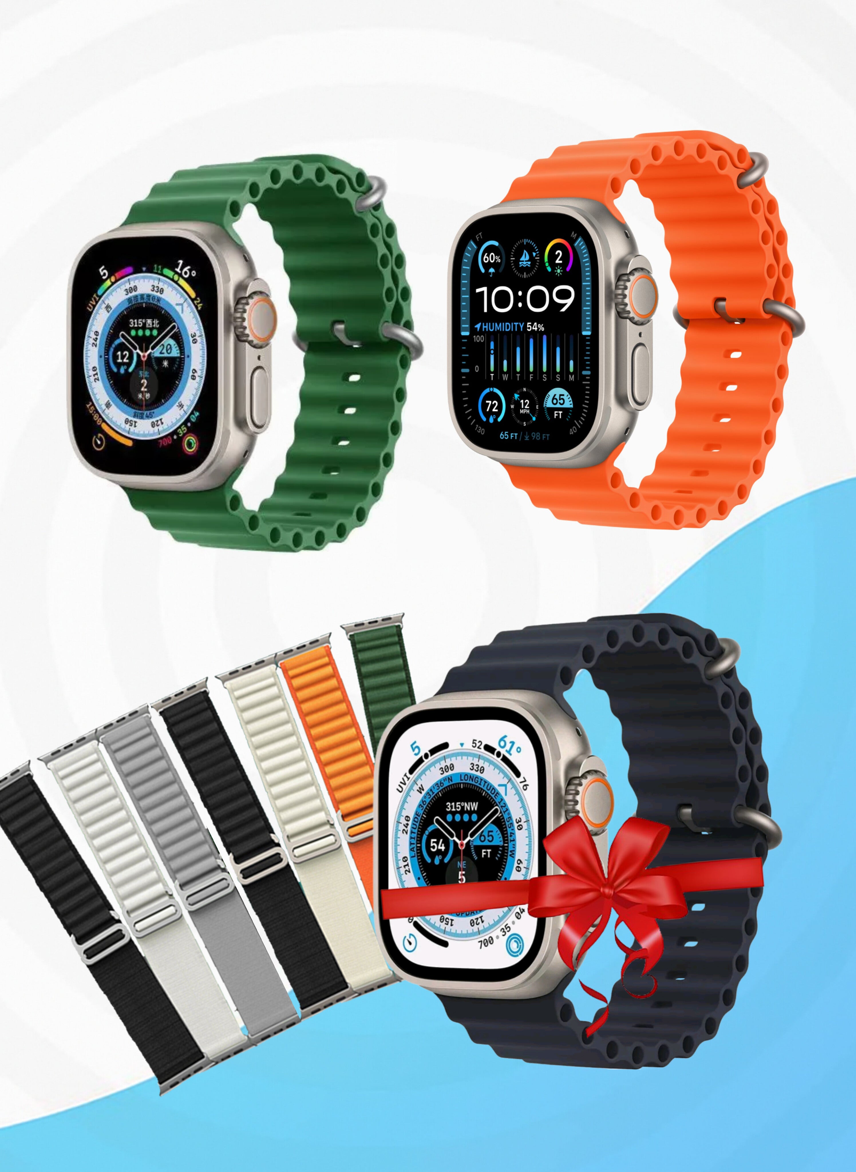 عرض  ساعتين الترا 7 في 1 واحصل على الثالثة مجانا  Buy 2 Ultra 7 in 1 watches and get the third one free