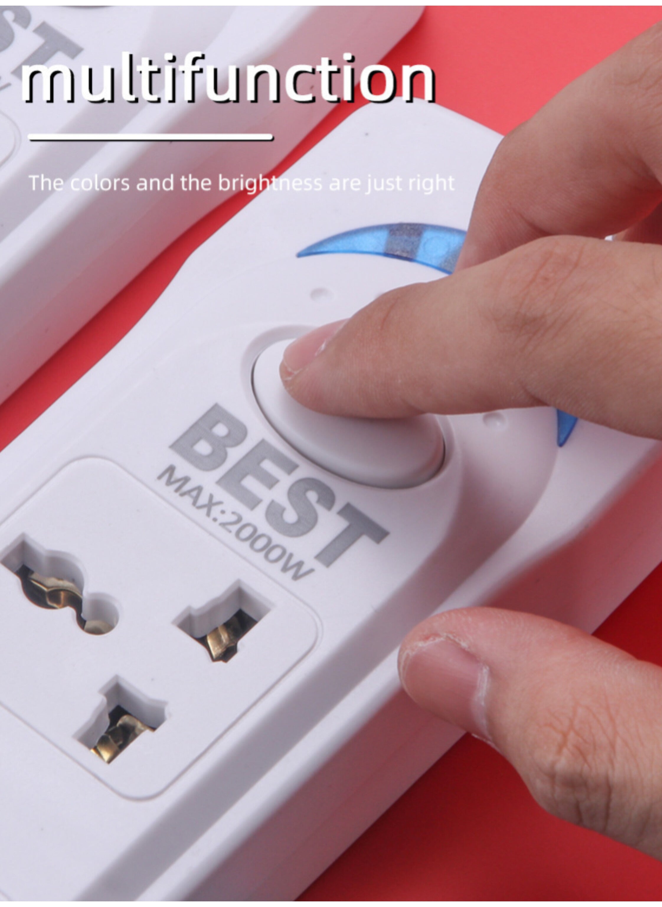 توصيلة كهرباء 5مخارج 5متر 5-outlet 5-meter power strip