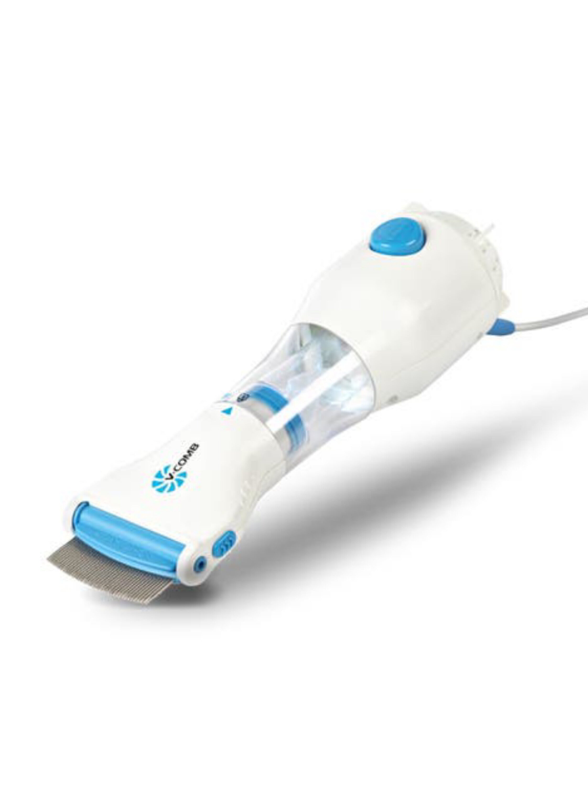 جهاز لايستيك في-كومب الكهربائي المتطور لإزالة القمل والصئبان بالشفط والتمشيط LiceTec V-Comb Advanced Electric Lice and Nit Removal Device with Suction and Combing Technology