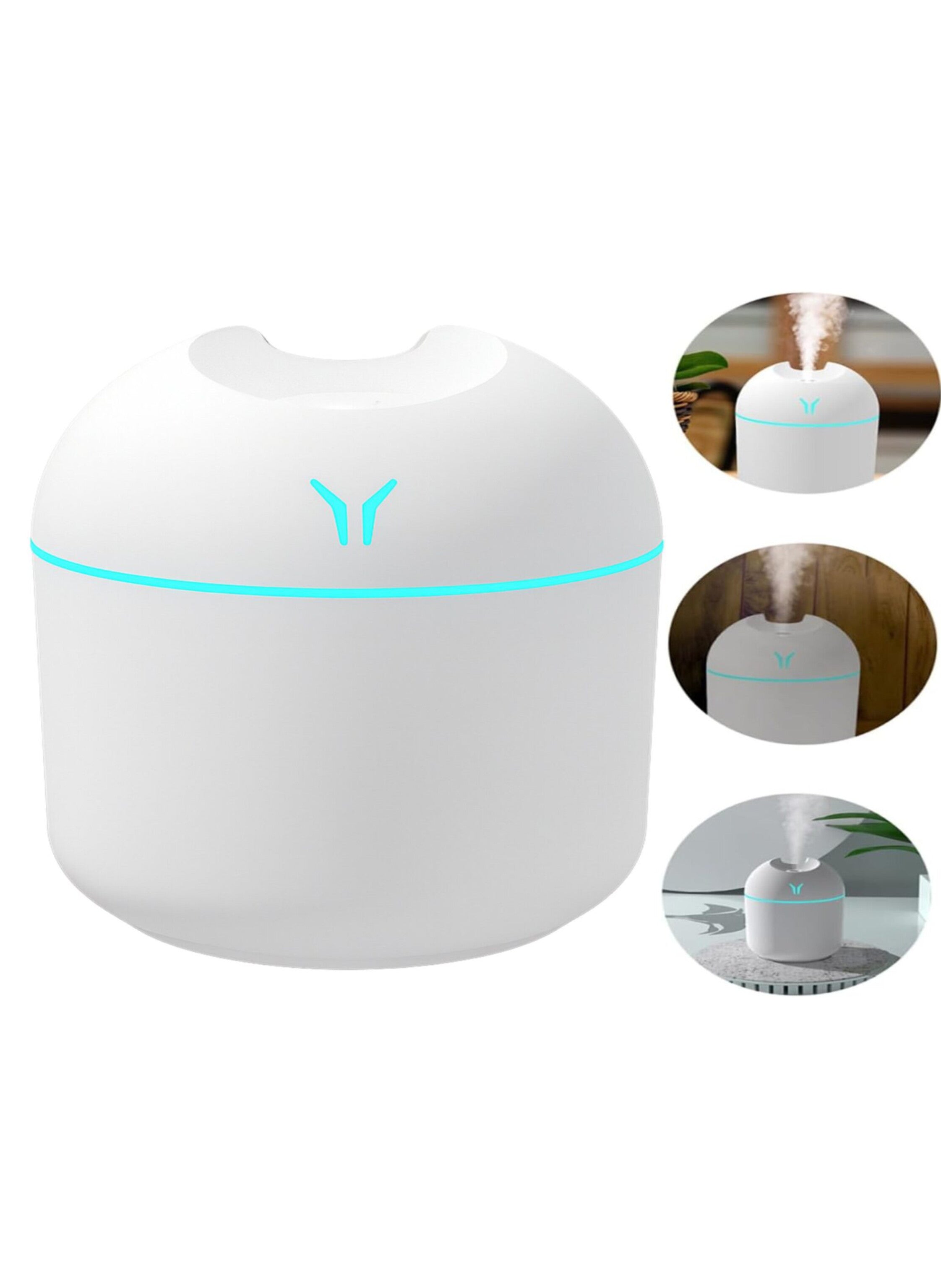 250ML Mini Humidifier – Aromatherapy Diffuser – Portable USB Essential Oil Air Purifier for Home or Car