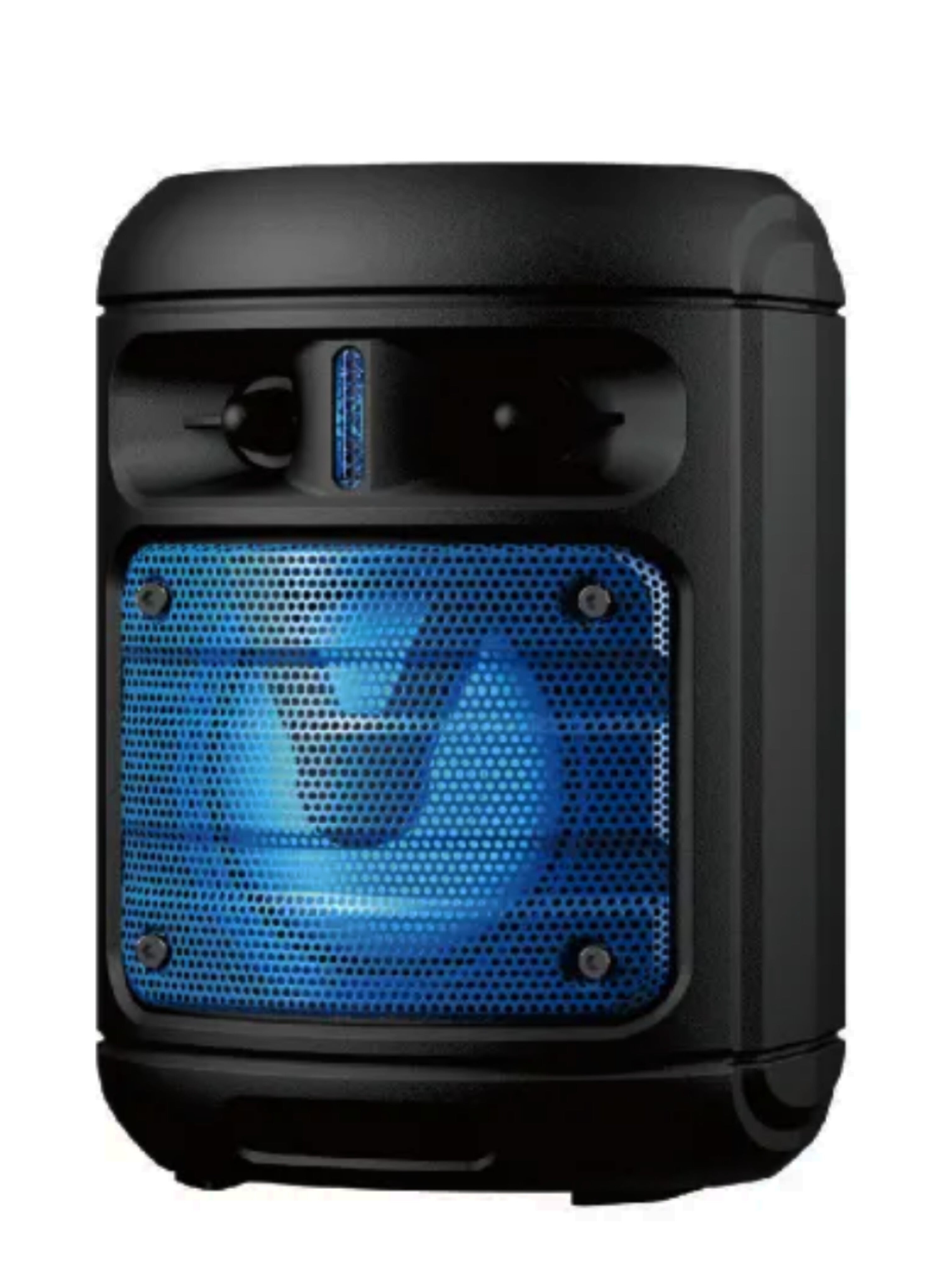مكبر صوت بلوتوث لاسلكي محمول بقوة 10 واط مع راديو FM ومدخلات USB/SD وحامل هاتف مدمج 10W Portable Wireless Bluetooth Speaker with FM Radio, USB/SD Inputs & Integrated Phone Holder