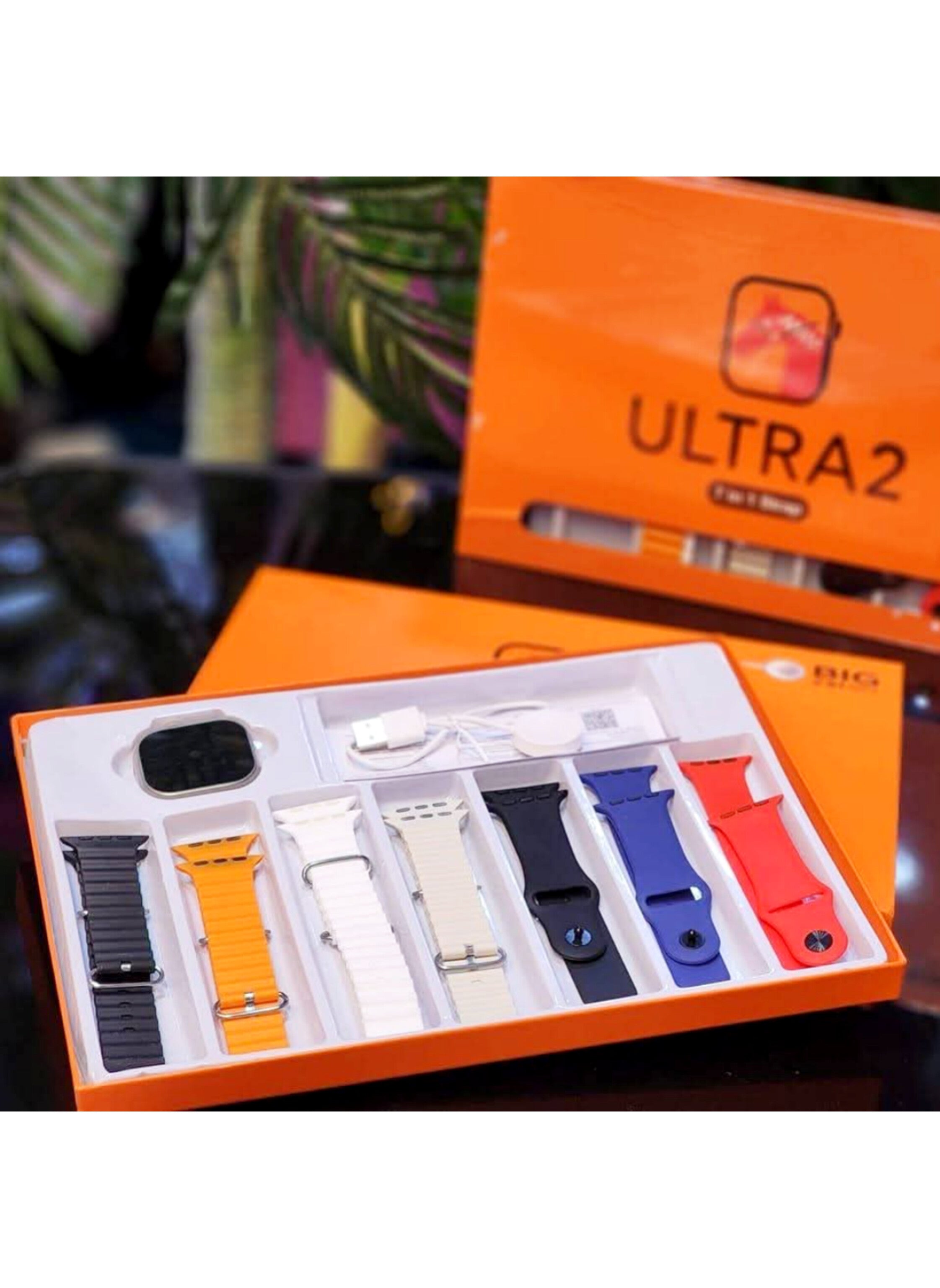 ساعة ذكية أنيقة للرجال والنساء وشحن لاسلكي و7 أساور قابلة للتبديل Elegant Smart Watch for Men & Women , Wireless Charging & 7 Interchangeable Straps