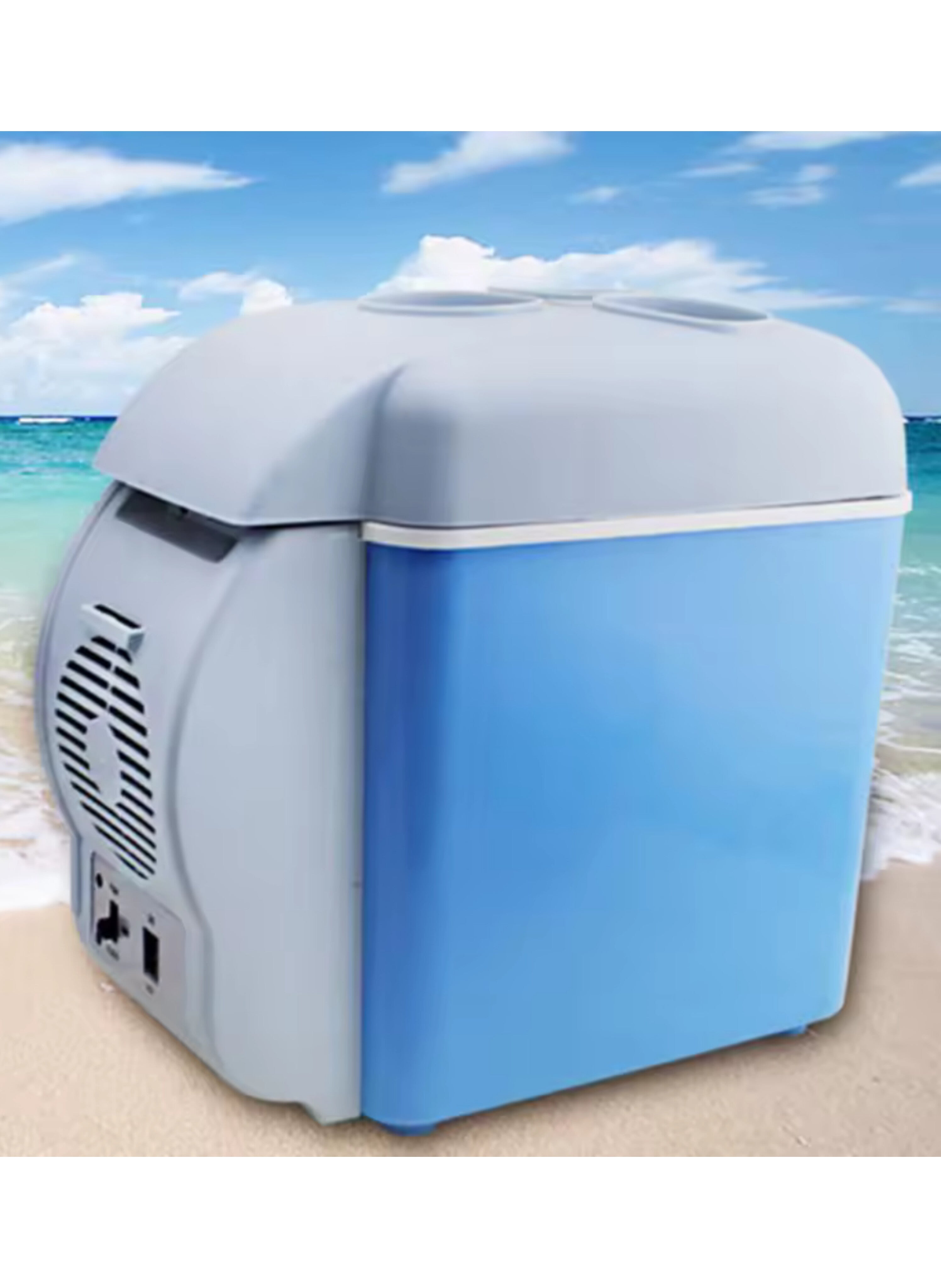 ثلاجة محمولة للسيارة 7.5 لتر - مبرّد ومسخّن إلكتروني Portable 7.5L Car Refrigerator - Electronic Cooler & Warmer
