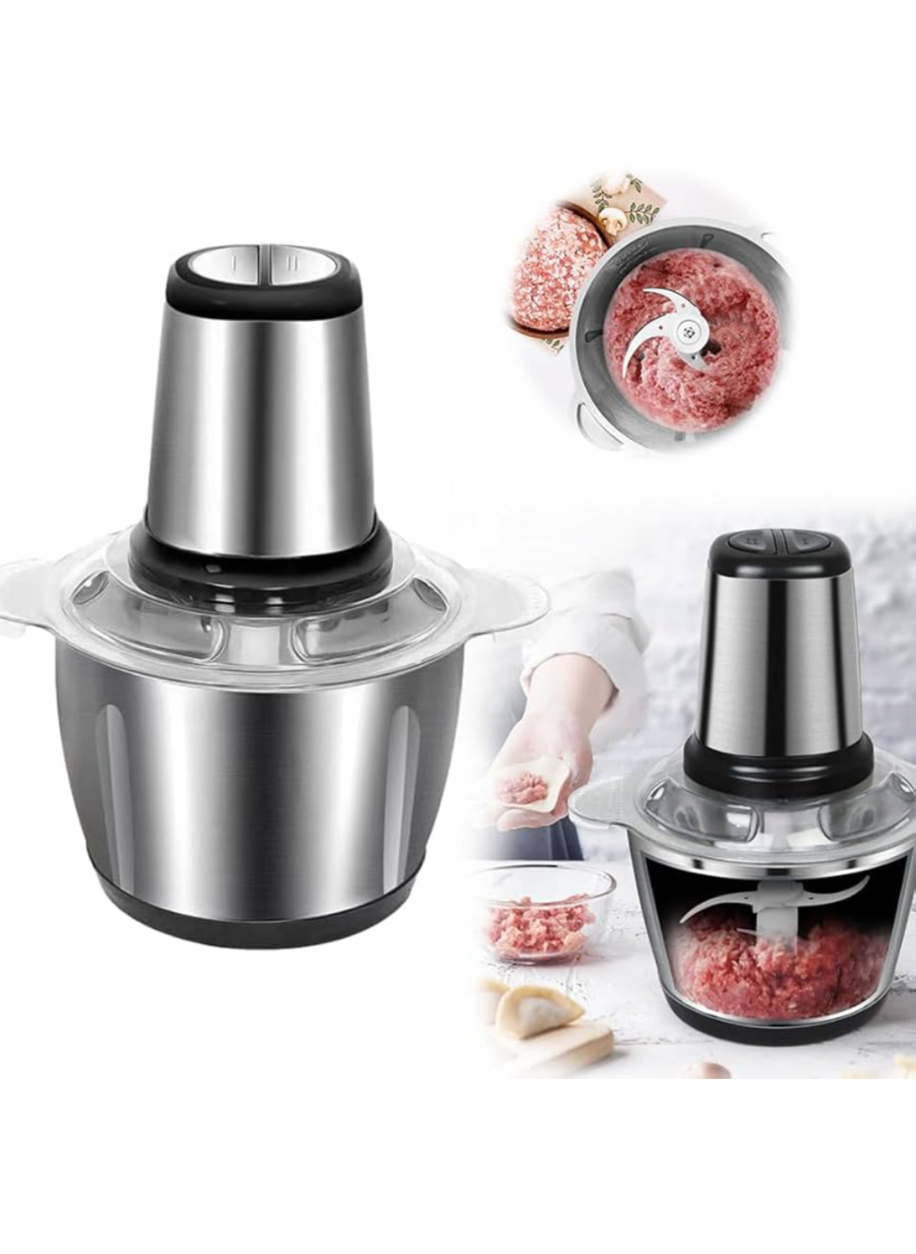 بكج المطبخ المتكامل: خلاط celibery Crest مع فرامة ، مفرمة طعام، بوتوجاز، وهدية مفاجئة Complete Kitchen Package: Crest Blender with Grinder, Food Chopper, Portable Stove, and a Surprise Gift