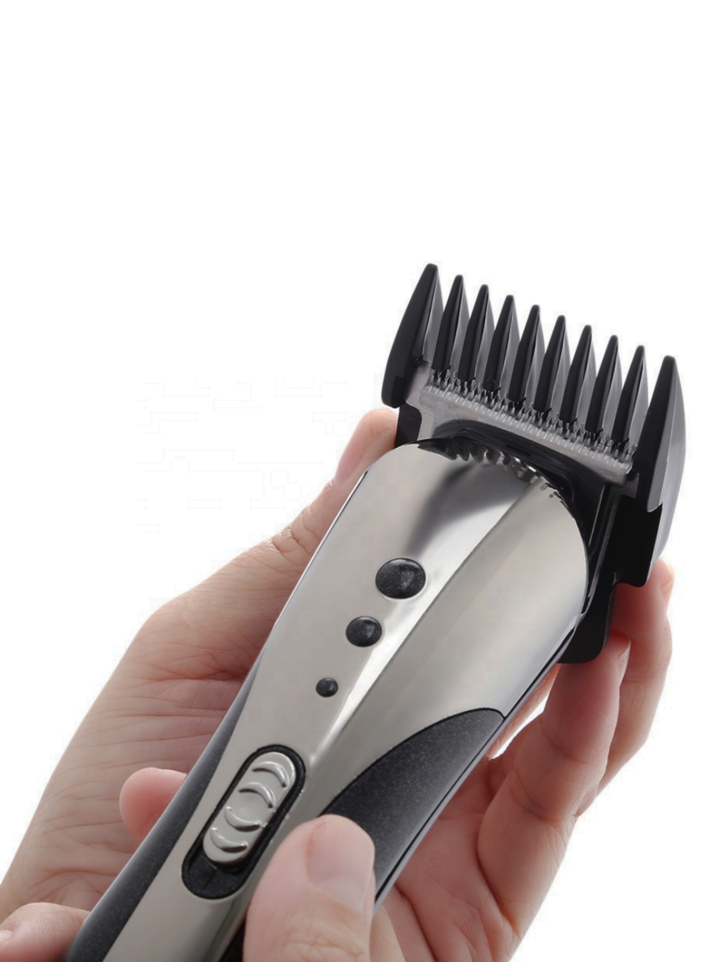 3-in-1 Rechargeable Hair, Beard & Nose Trimmer – Multi-Functional Grooming Kit with 4 Guide Combs, Corded & Cordless Use, Long Battery Life