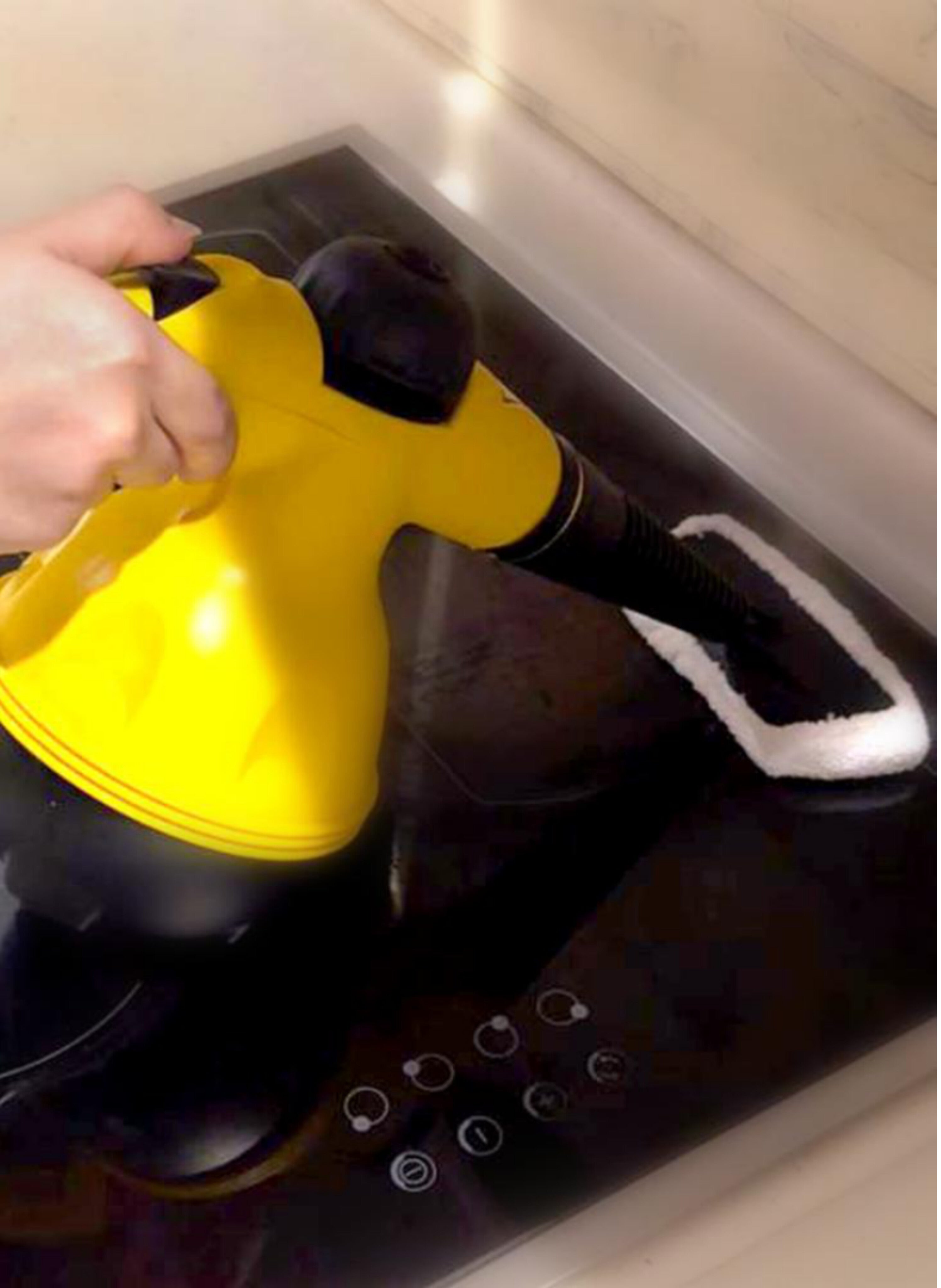 Handheld Multi-purpose Steam Cleaner for Home and Car ماكينة تنظيف بالبخار متعددة الأغراض محمولة باليد للمنزل و للسيارة