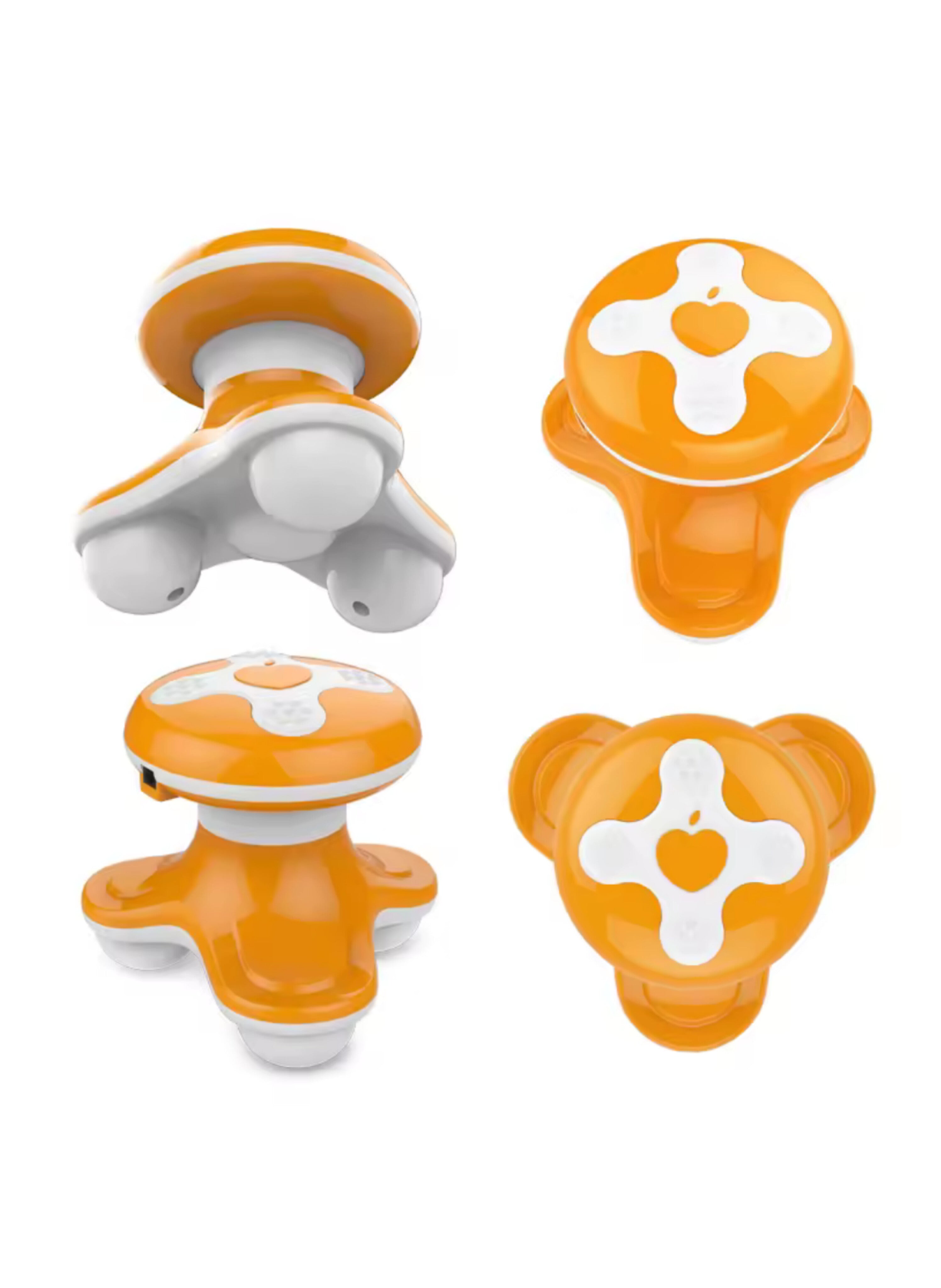 جهاز تدليك هزاز كهربائي محمول - مساجر للجسم والرأس يعمل بالبطارية بتصميم صغير ومريح بثلاث نقاط اتصال Portable Electric Vibration Massager - Battery-Operated Body and Head Massager with Compact Three-Point Ergonomic Design