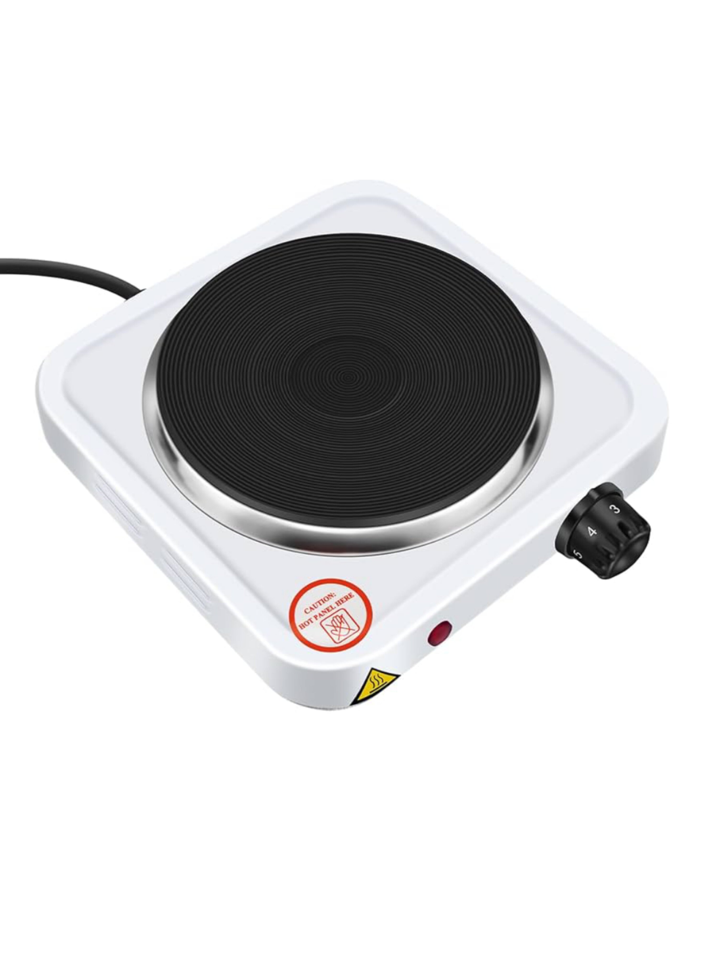 جهاز تسخين الطعام بقرص صلب - موقد كهربائي آمن بمنظم حرارة للمنزل والمكتب Solid Disc Food Warmer - Safe Electric Cooktop with Temperature Regulator for Home & Office