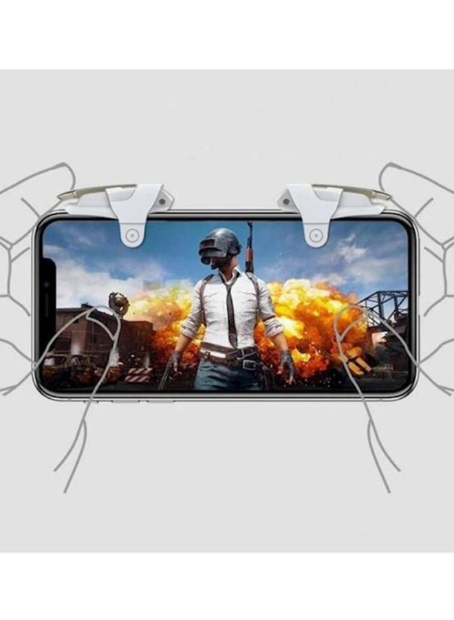 Pack Of 2 L1R1 Gaming Trigger Controller For Pubg Rules - Wireless