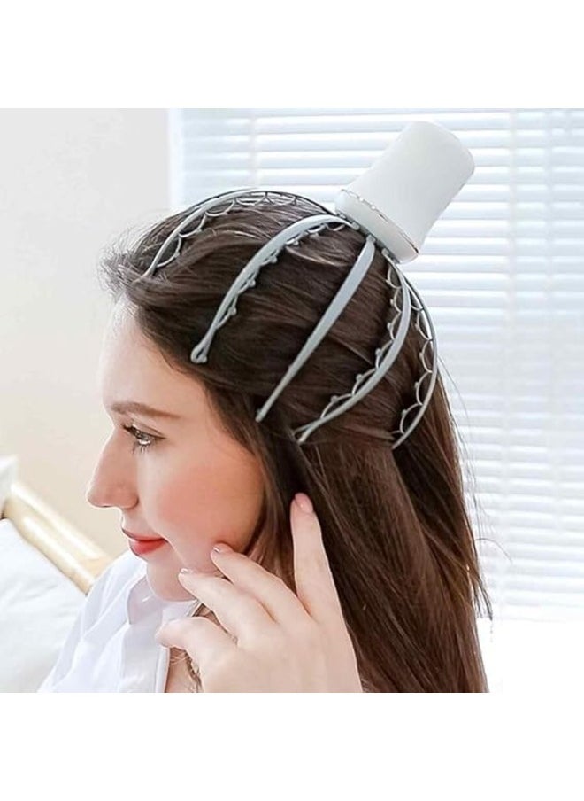 Massager Hands Free Electric Scalp Head with 12 Massager