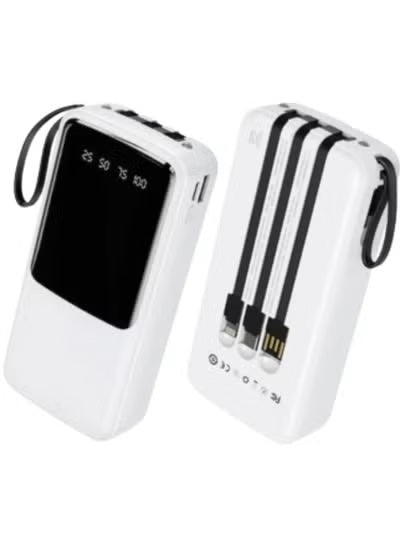 CEL-226 باور بانك سيليبري 20000 مللي أمبير، أبيض CEL-226 Celibary Power Bank 20000mAh, White