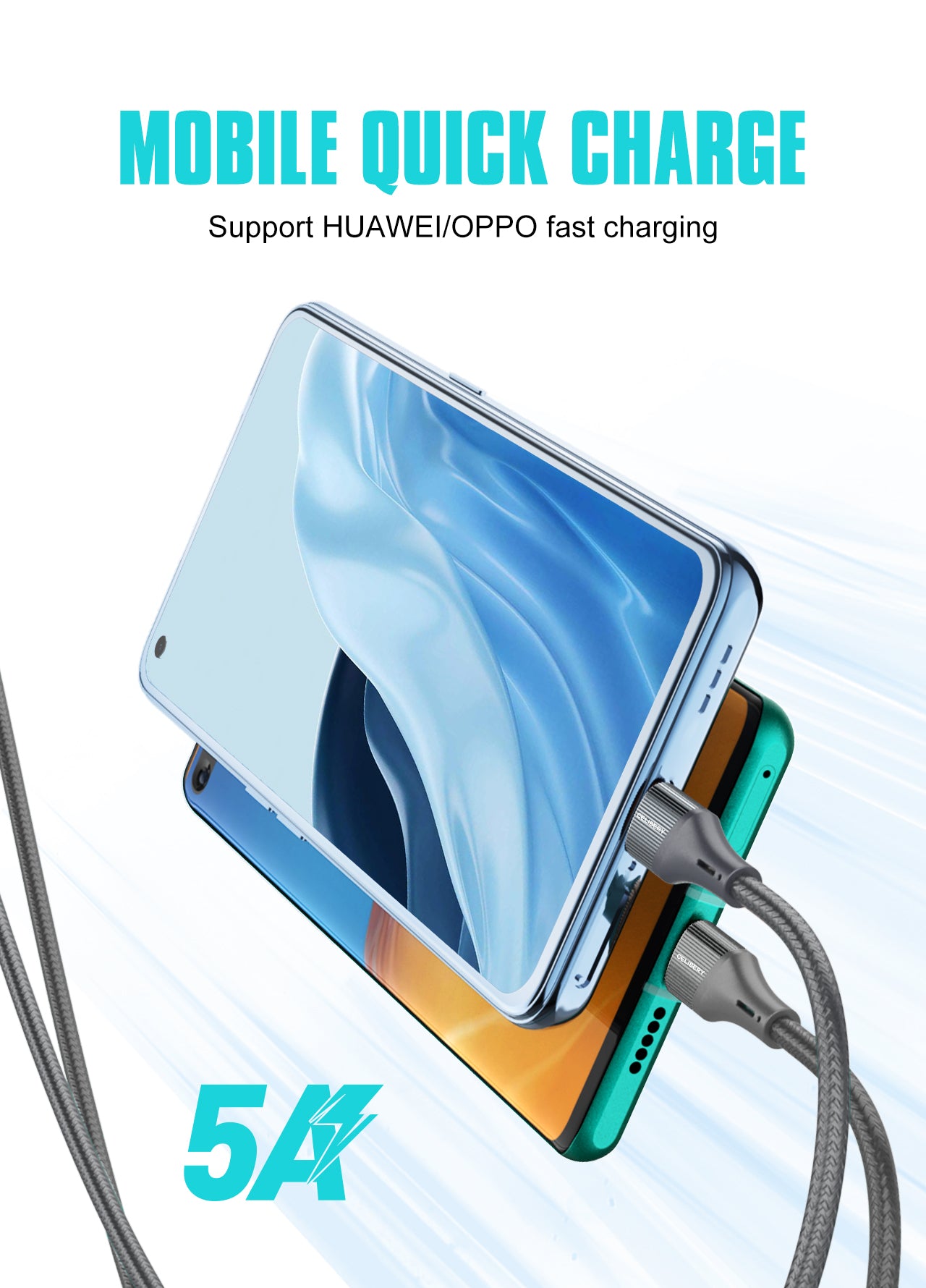 وصلة نقل بيانات وشحن من نوع USB-C إلى USB-C طراز CEL-101CC عالية الأداء CEL-101CC High-Performance USB-C to USB-C Data and Charging Adapter